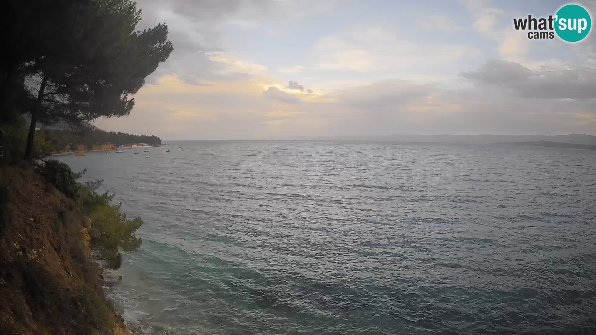 Webcam Spiaggia Potočine Bol – Vista live sulla spiaggia Borak, Isola di Brač