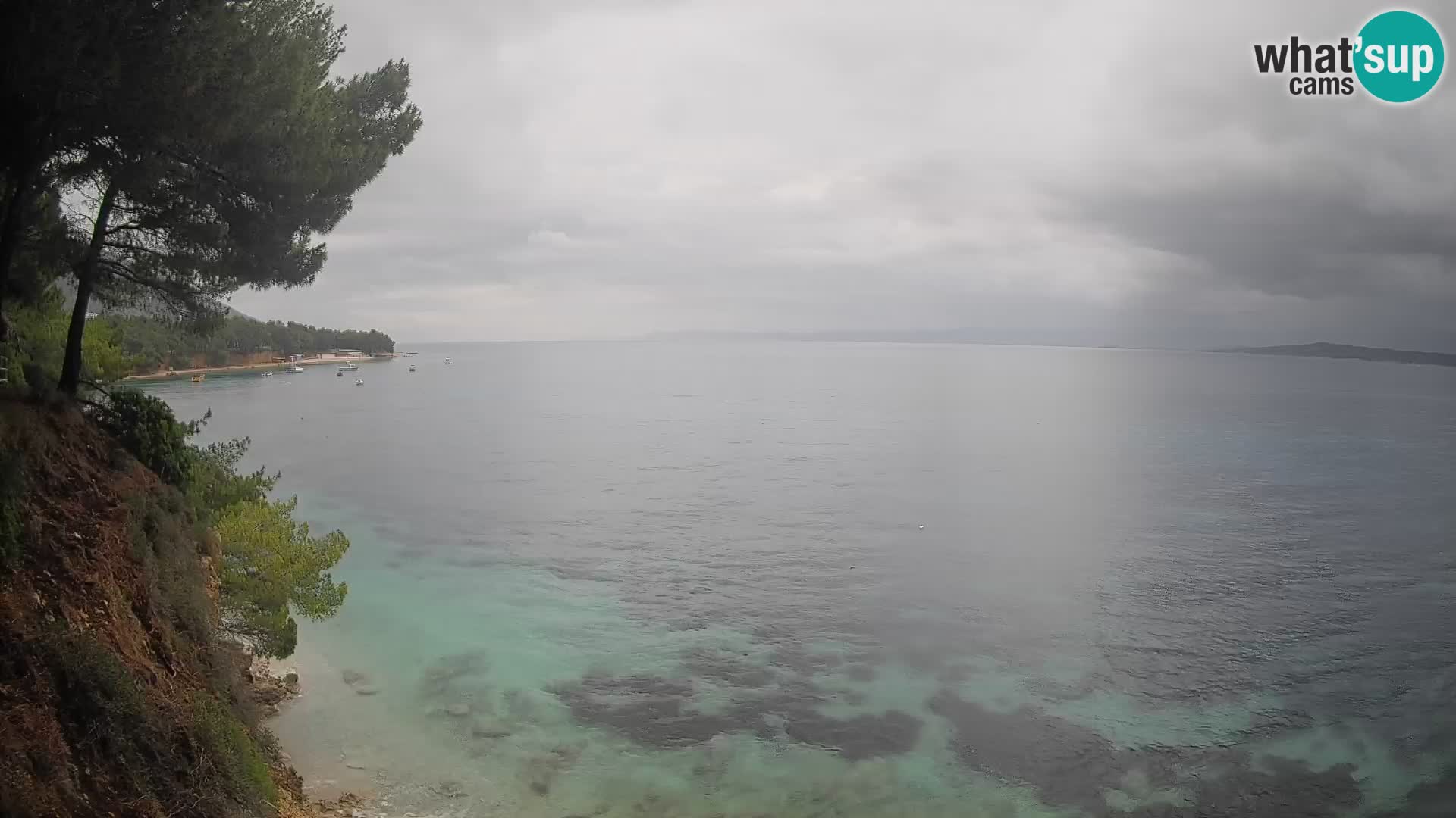 Web kamera Potočine Bol – Pogled uživo na plažu Borak, otok Brač