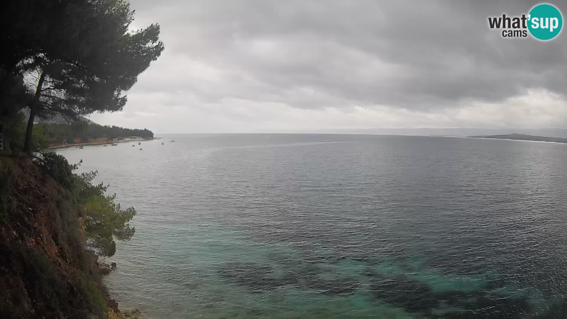 Webcam Playa Potočine Bol – Vista en vivo de Borak Beach, Isla de Brač