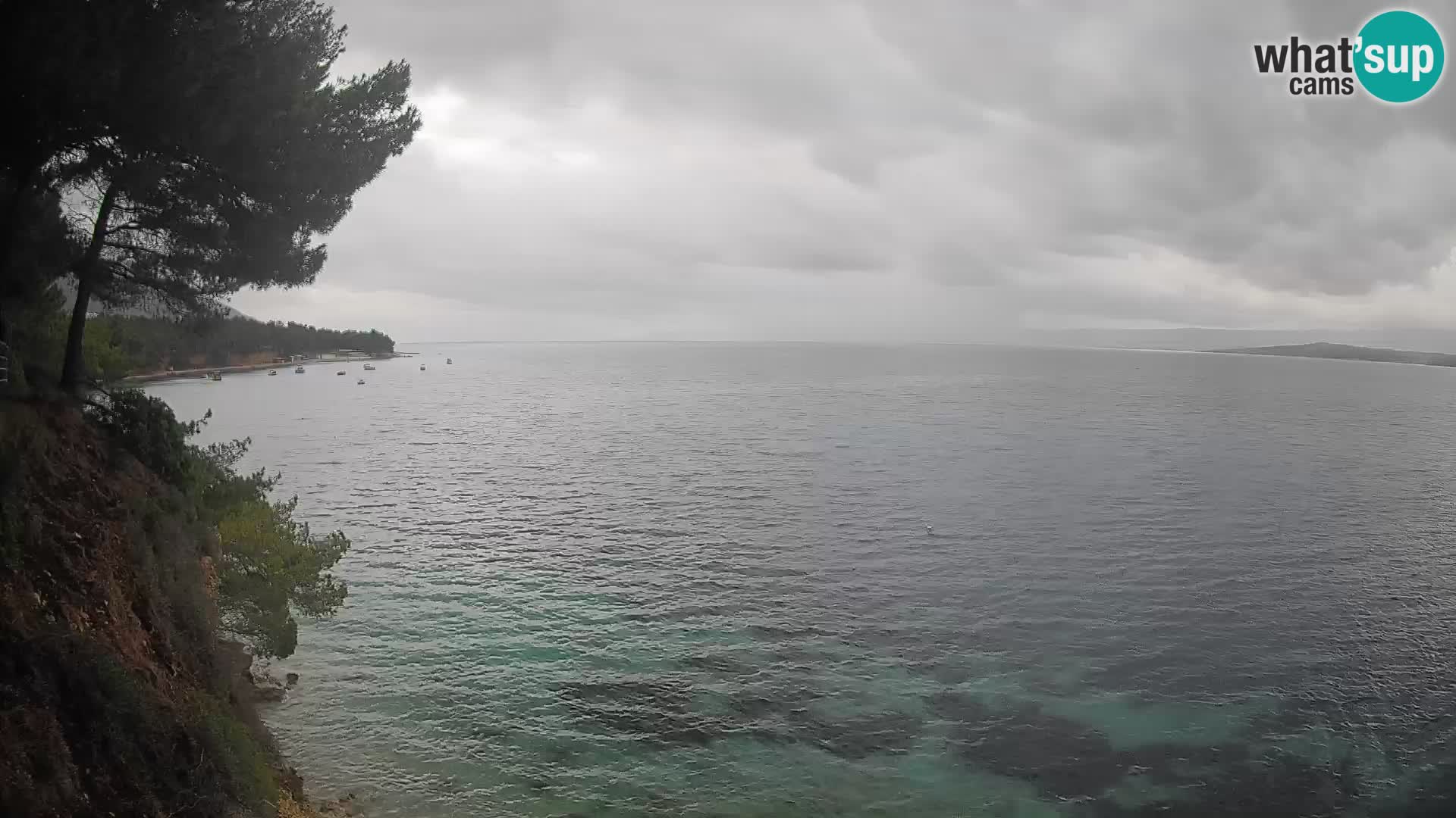 Web kamera Potočine Bol – Pogled uživo na plažu Borak, otok Brač