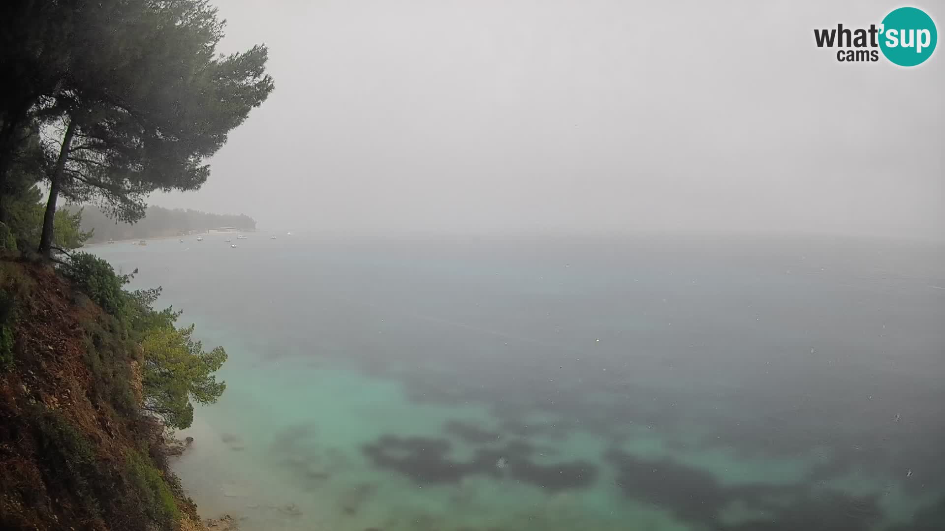 Webcam Playa Potočine Bol – Vista en vivo de Borak Beach, Isla de Brač