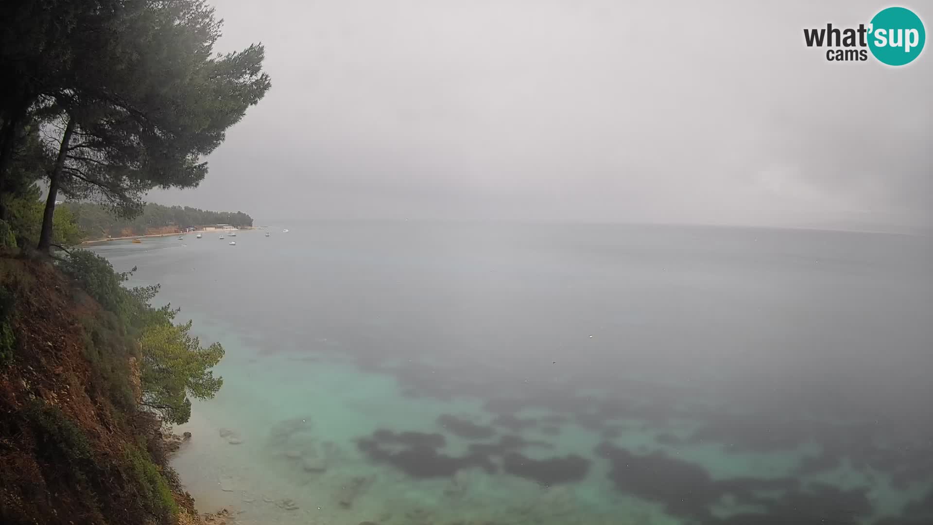 Webcam Potočine Beach Bol – Live View of Borak Beach, Brač Island