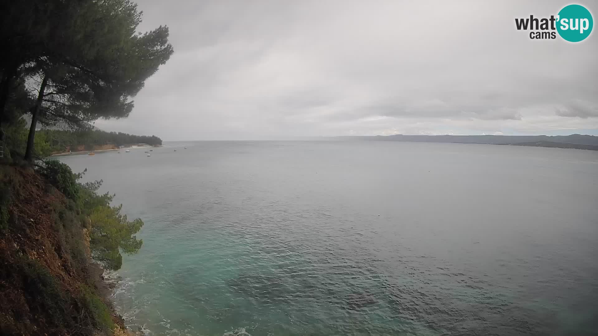 Webcam Playa Potočine Bol – Vista en vivo de Borak Beach, Isla de Brač