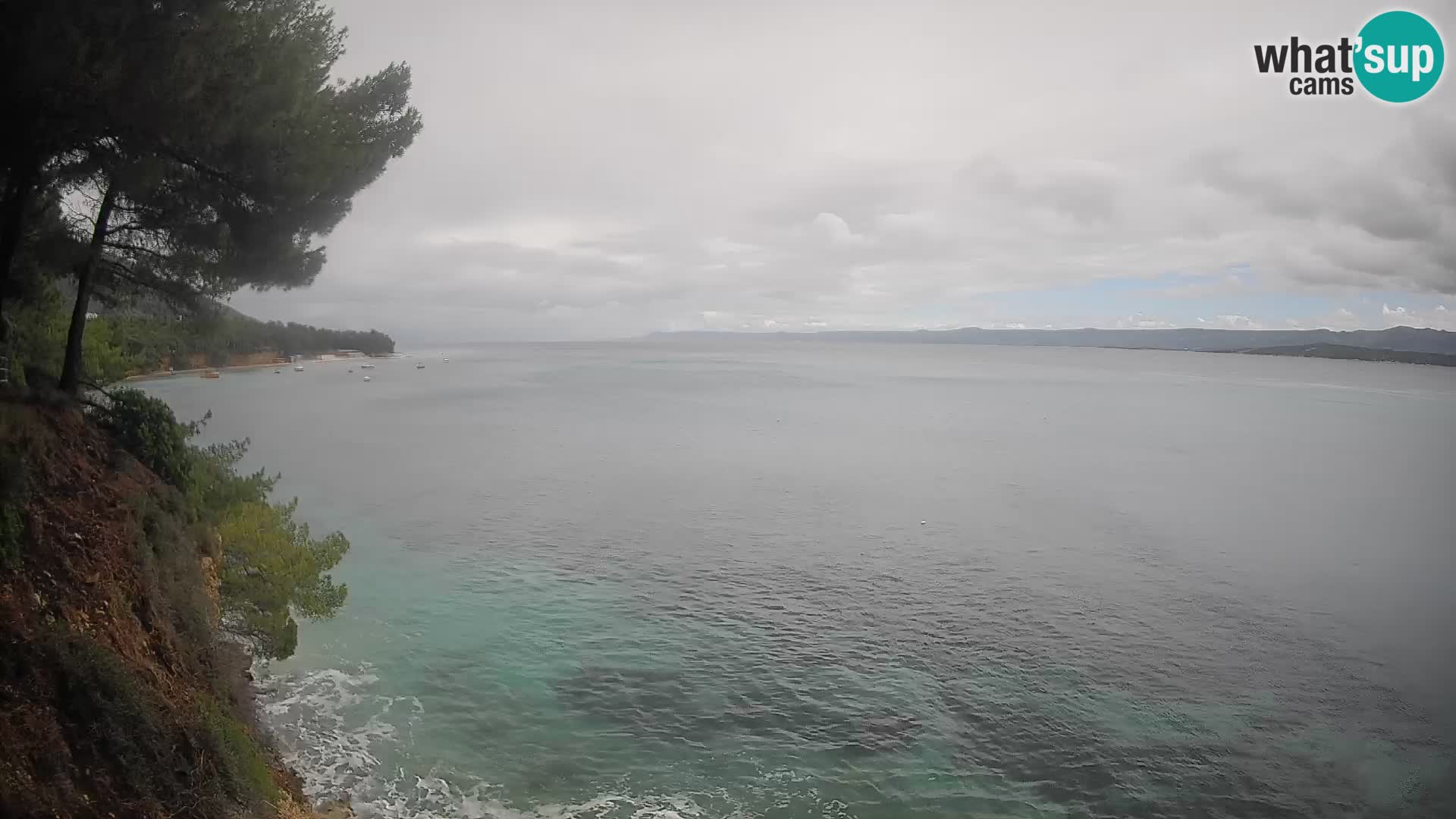 Webcam Playa Potočine Bol – Vista en vivo de Borak Beach, Isla de Brač