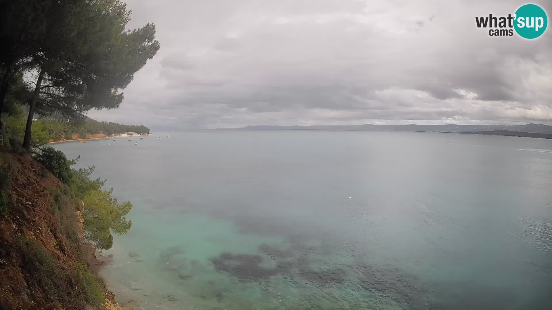 Web kamera Potočine Bol – Pogled uživo na plažu Borak, otok Brač