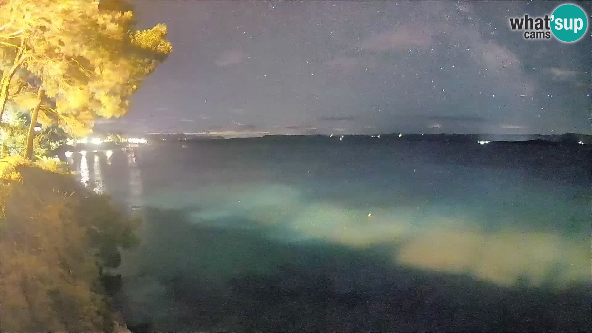Webcam Potočine Beach Bol – Live View of Borak Beach, Brač Island