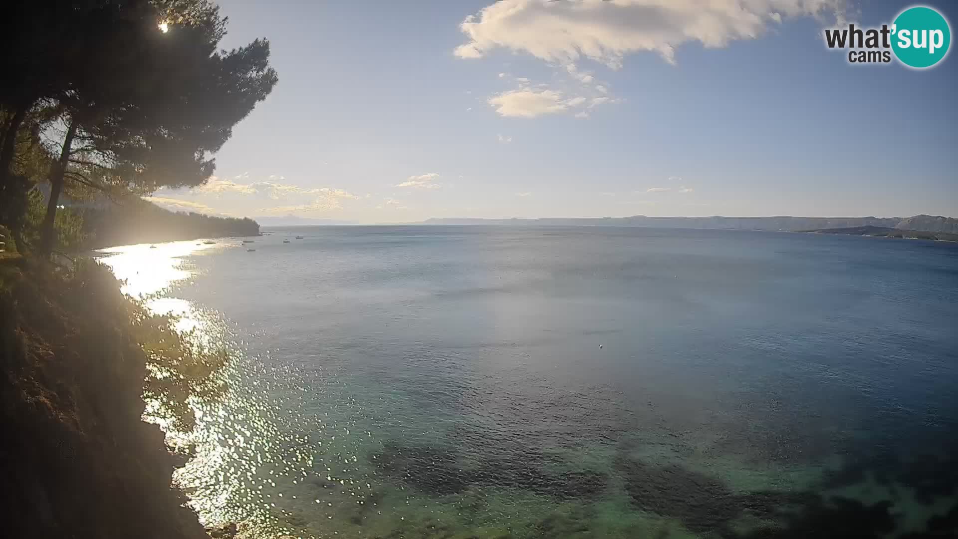 Webcam Potočine Beach Bol – Live View of Borak Beach, Brač Island