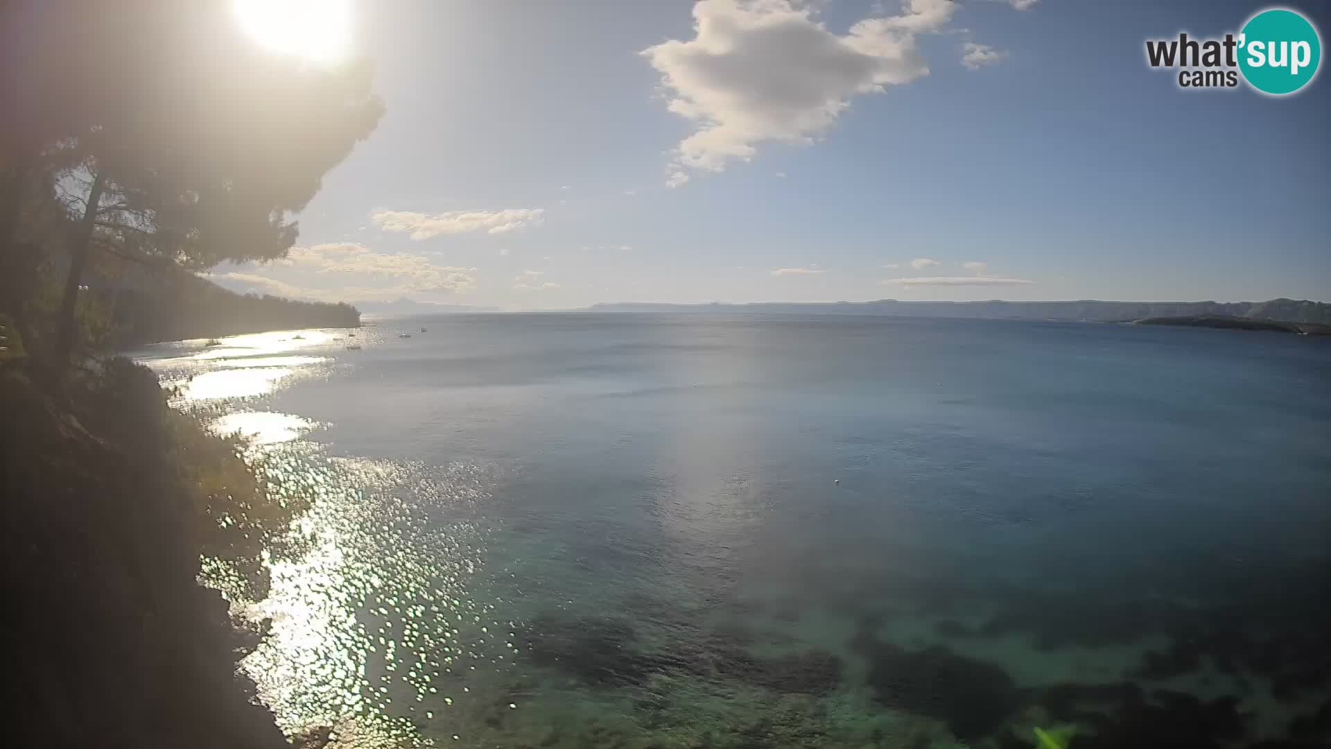 Webcam Potočine Beach Bol – Live View of Borak Beach, Brač Island