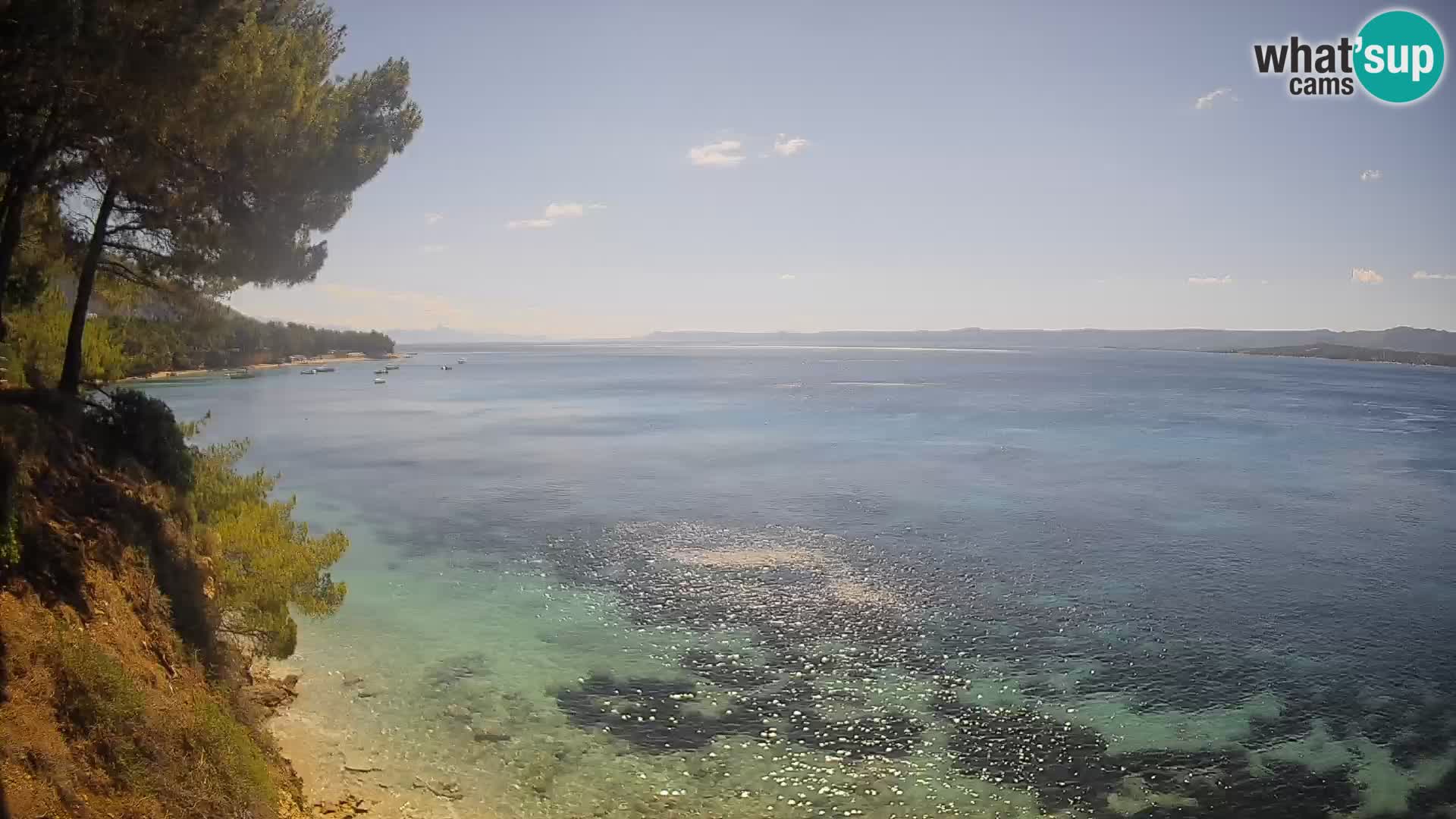 Webcam Strand Potočine Bol – Liveblick auf Borak Beach, Insel Brač