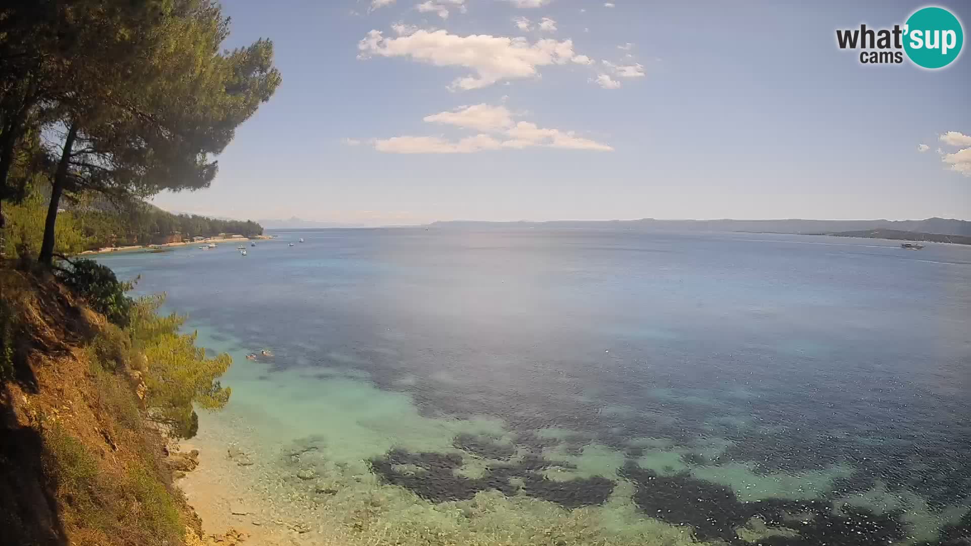 Webcam Potočine Beach Bol – Live View of Borak Beach, Brač Island