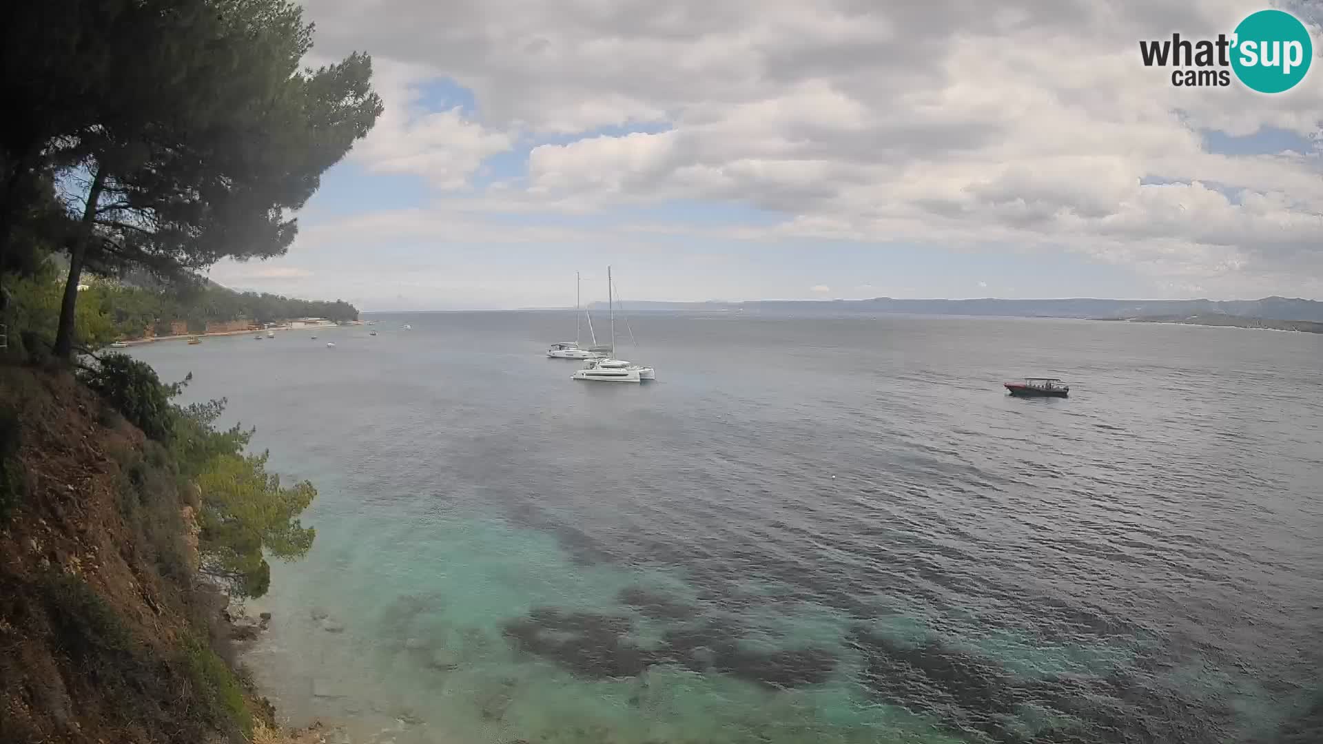 Webcam plage Potočine Bol – Vue en direct sur Borak Beach, île de Brač