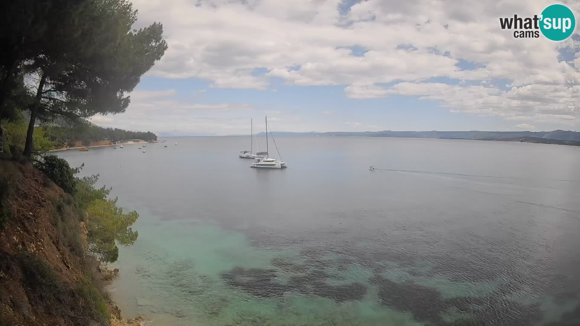 Webcam plage Potočine Bol – Vue en direct sur Borak Beach, île de Brač