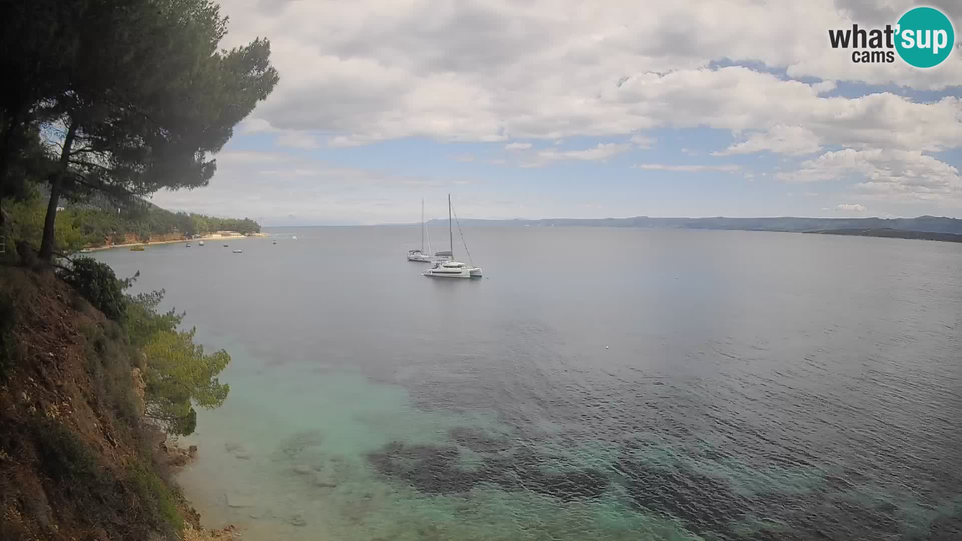 Webcam Potočine Beach Bol – Live View of Borak Beach, Brač Island