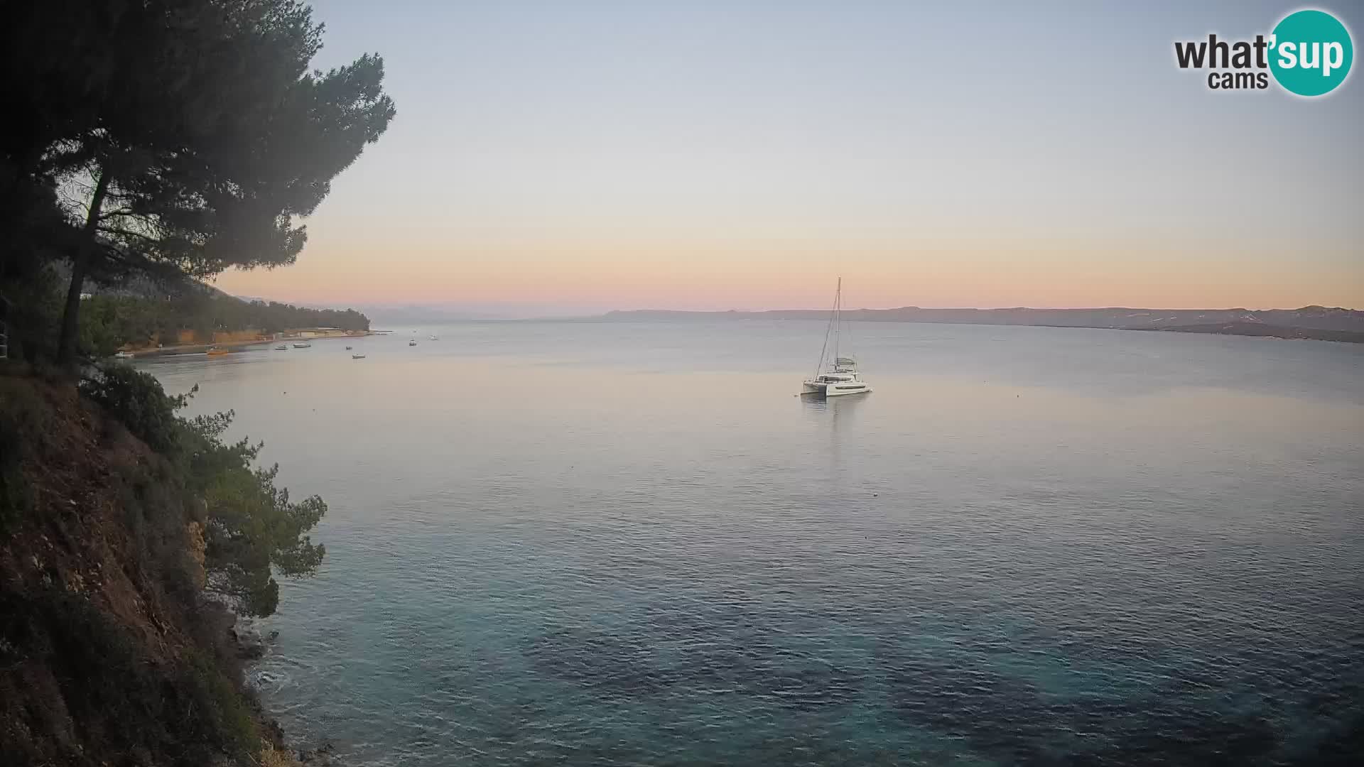 Webcam plage Potočine Bol – Vue en direct sur Borak Beach, île de Brač