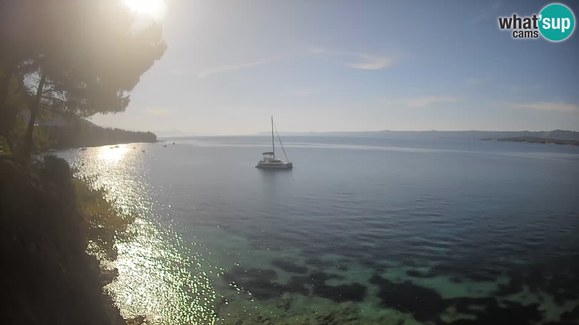Webcam plage Potočine Bol – Vue en direct sur Borak Beach, île de Brač