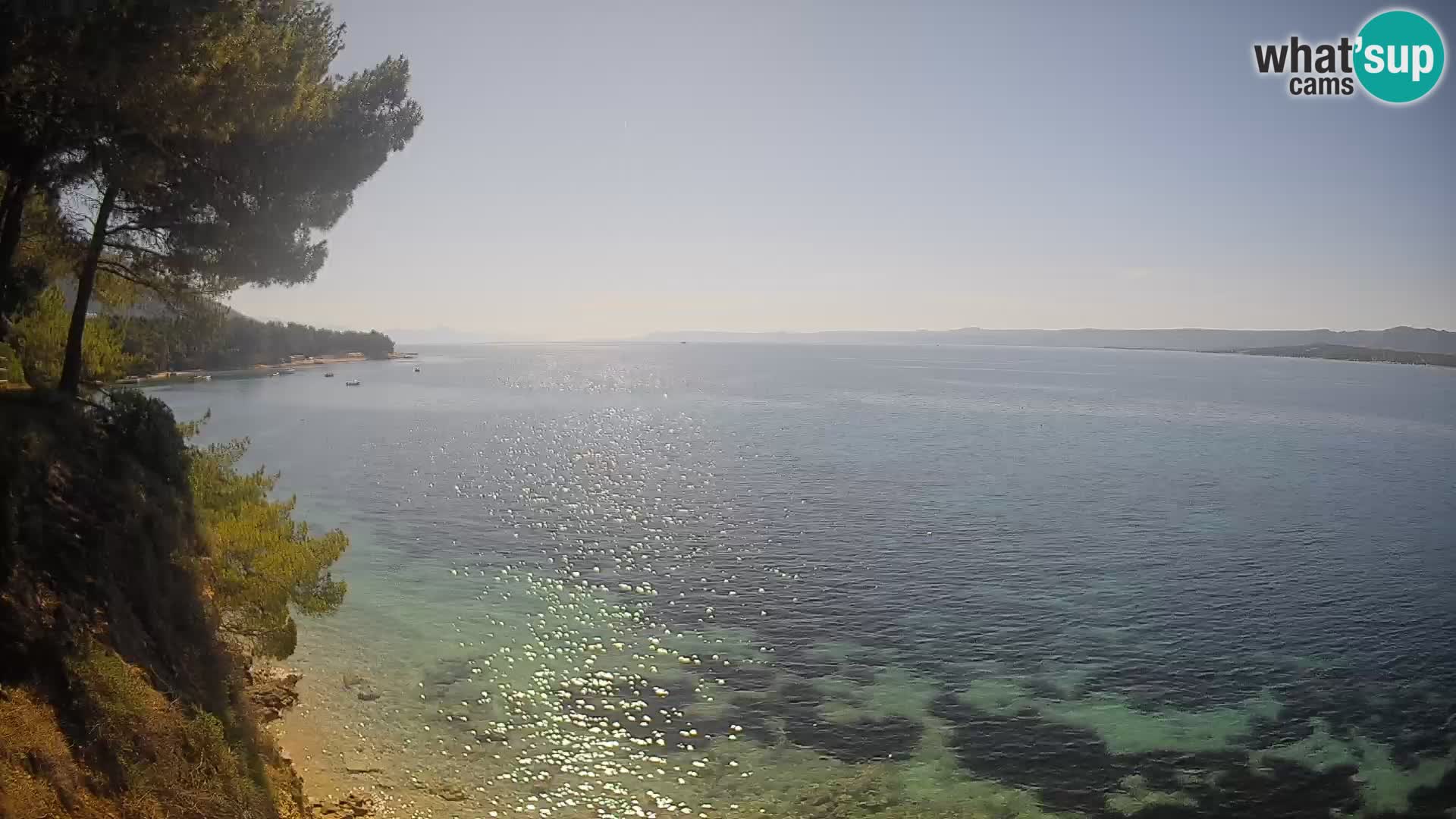Webcam Potočine Beach Bol – Live View of Borak Beach, Brač Island