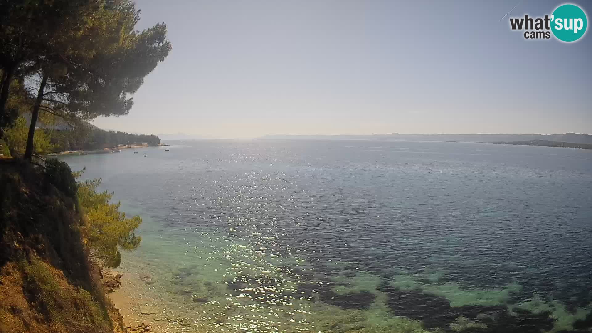 Webcam Strand Potočine Bol – Liveblick auf Borak Beach, Insel Brač