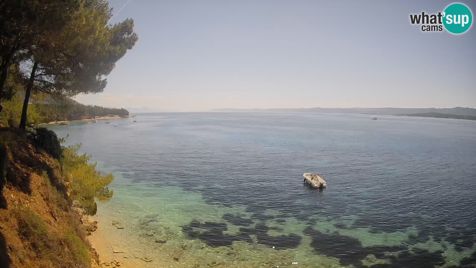 Webcam Strand Potočine Bol – Liveblick auf Borak Beach, Insel Brač