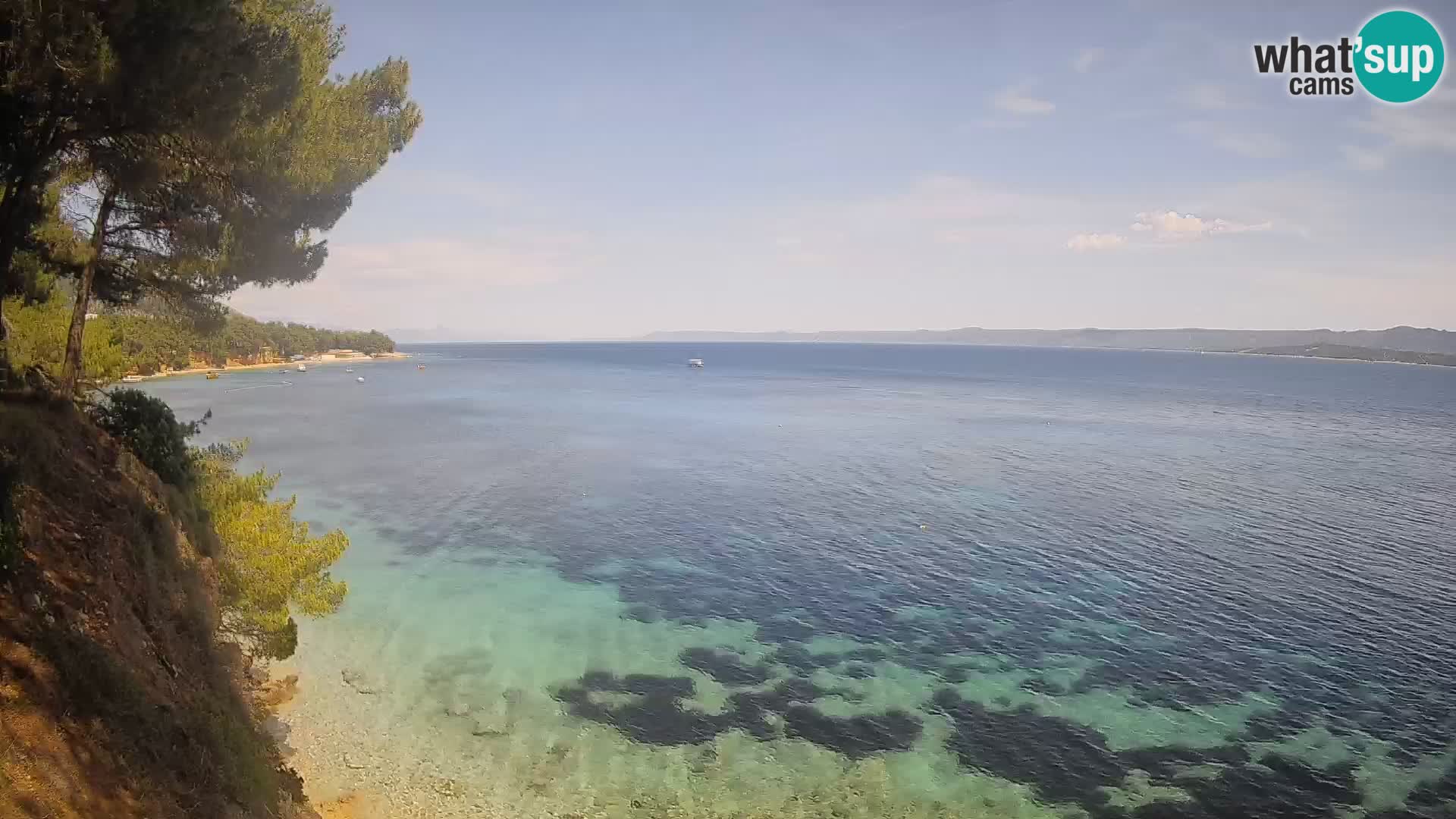 Webcam Potočine Beach Bol – Live View of Borak Beach, Brač Island