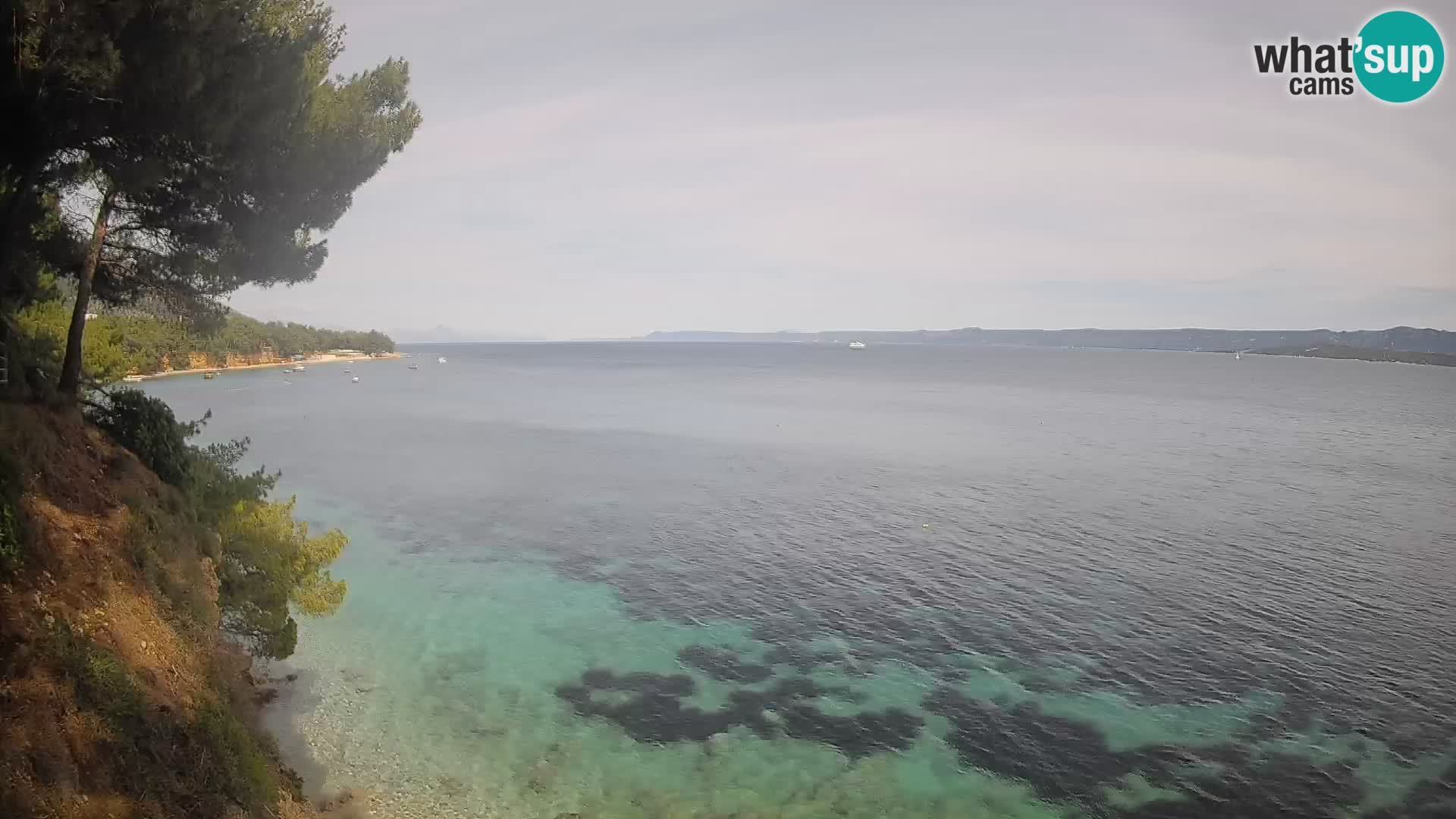 Webcam Potočine Beach Bol – Live View of Borak Beach, Brač Island