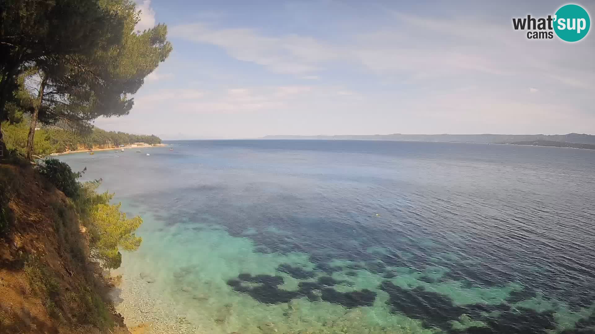 Webcam Potočine Beach Bol – Live View of Borak Beach, Brač Island