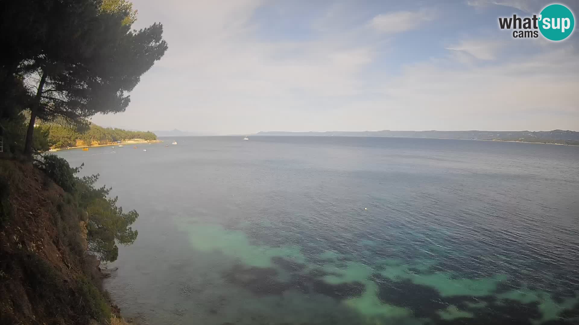 Webcam Potočine Beach Bol – Live View of Borak Beach, Brač Island