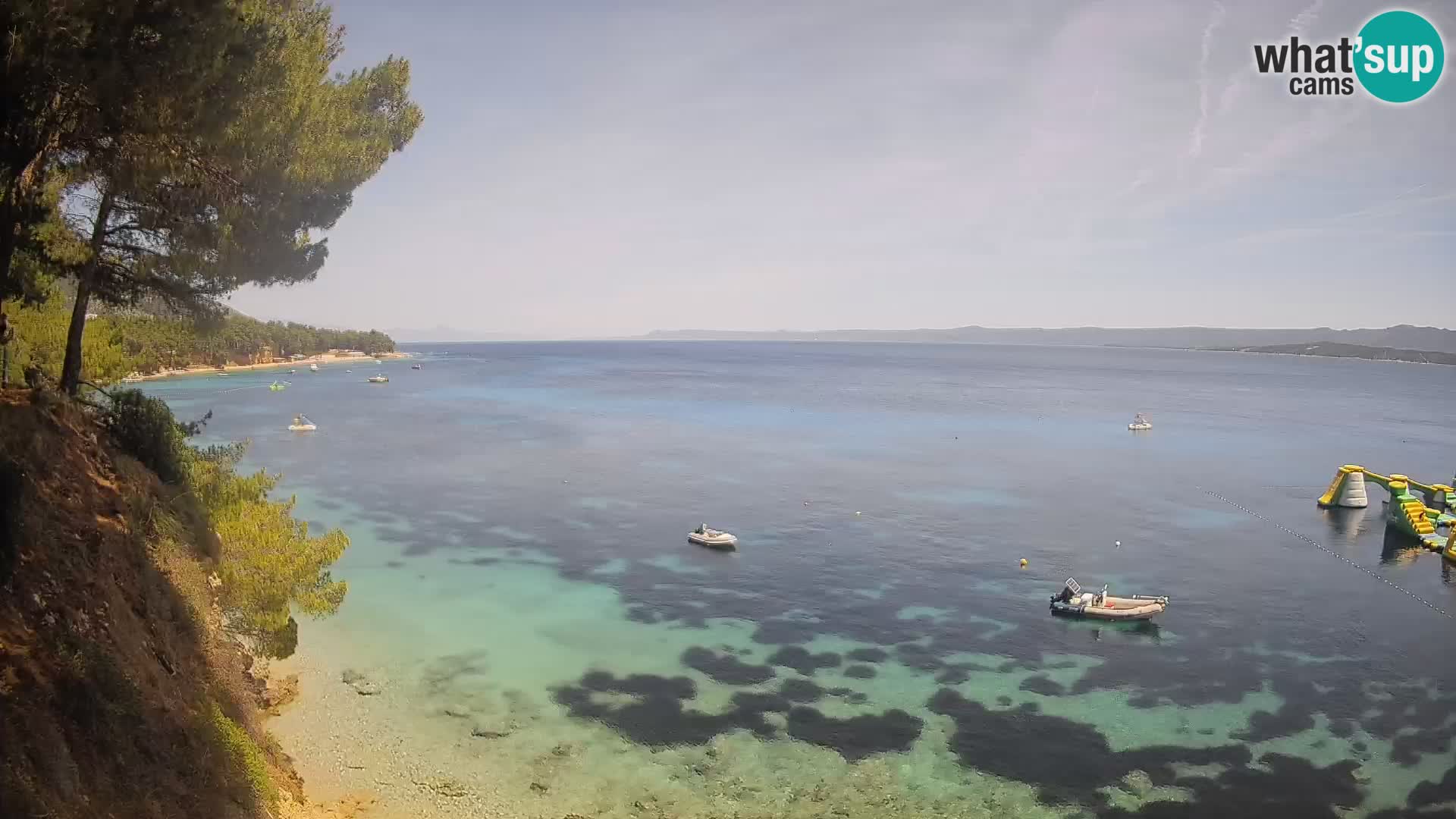 Webcam Strand Potočine Bol – Liveblick auf Borak Beach, Insel Brač