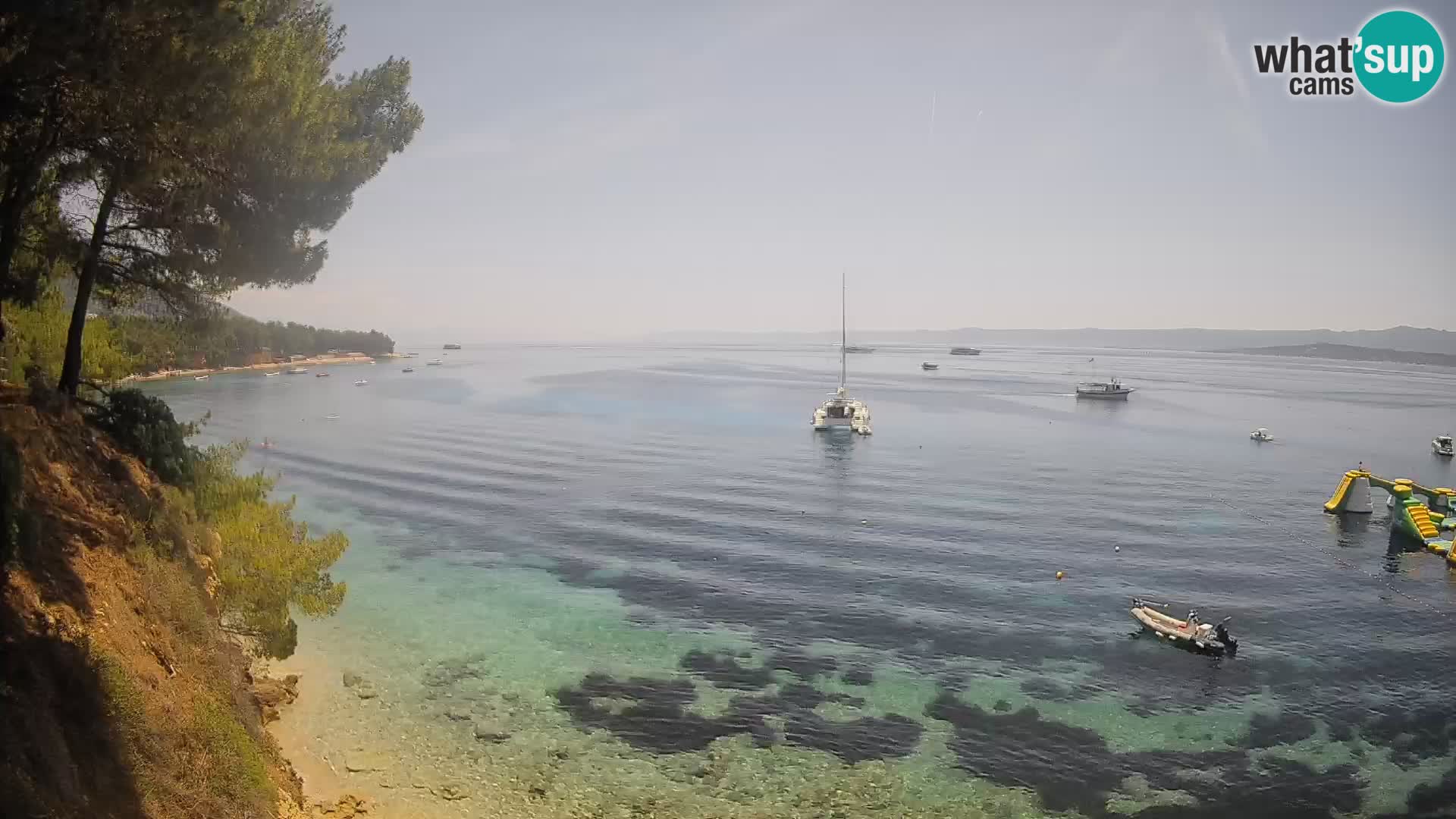 Webcam Potočine Beach Bol – Live View of Borak Beach, Brač Island