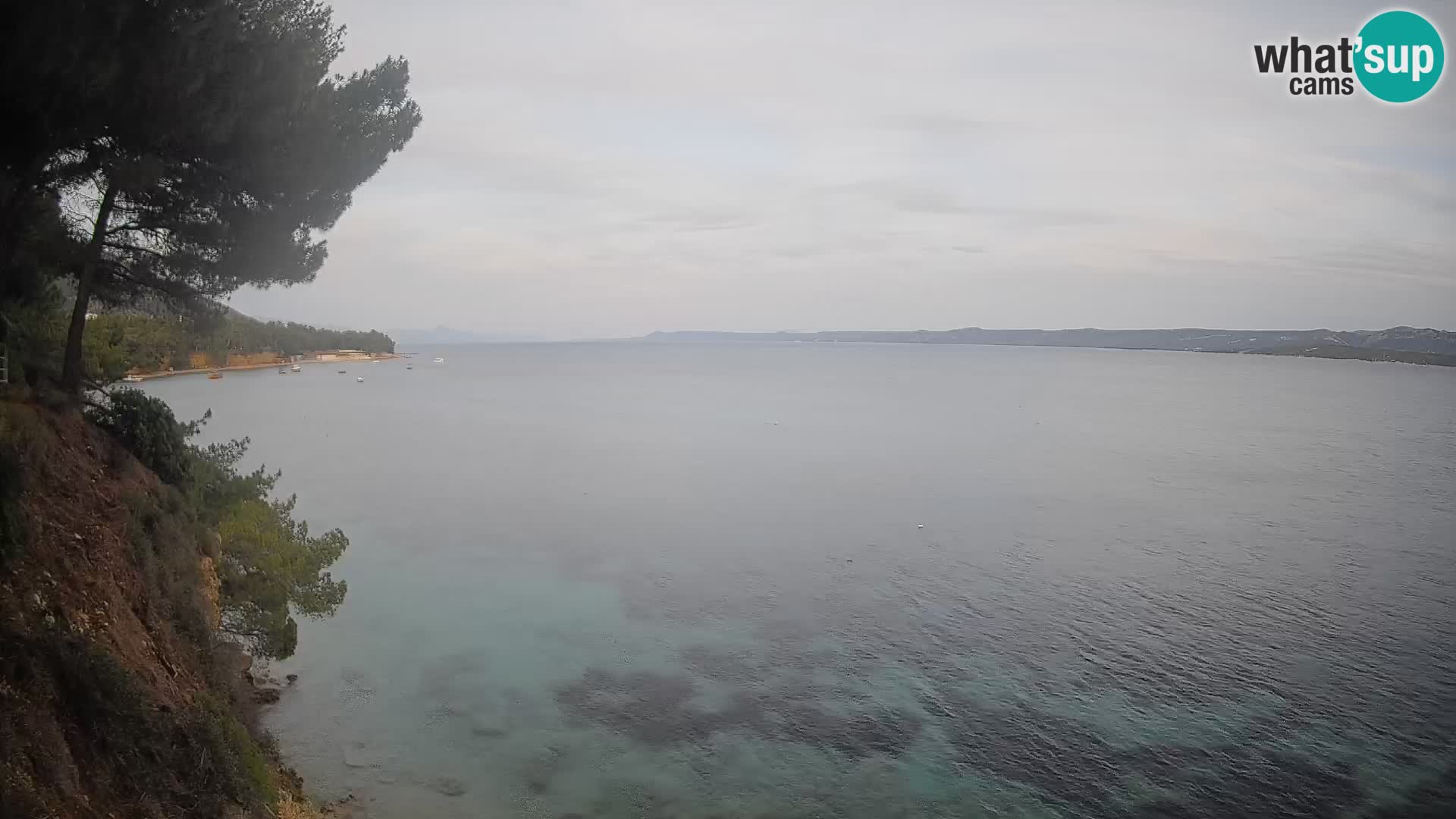 Web kamera Potočine Bol – Pogled uživo na plažu Borak, otok Brač