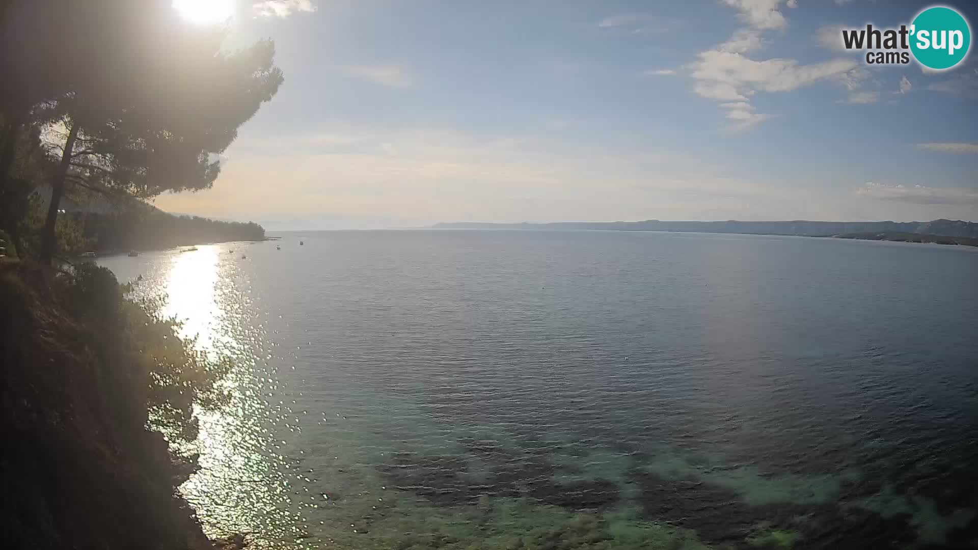 Webcam Playa Potočine Bol – Vista en vivo de Borak Beach, Isla de Brač