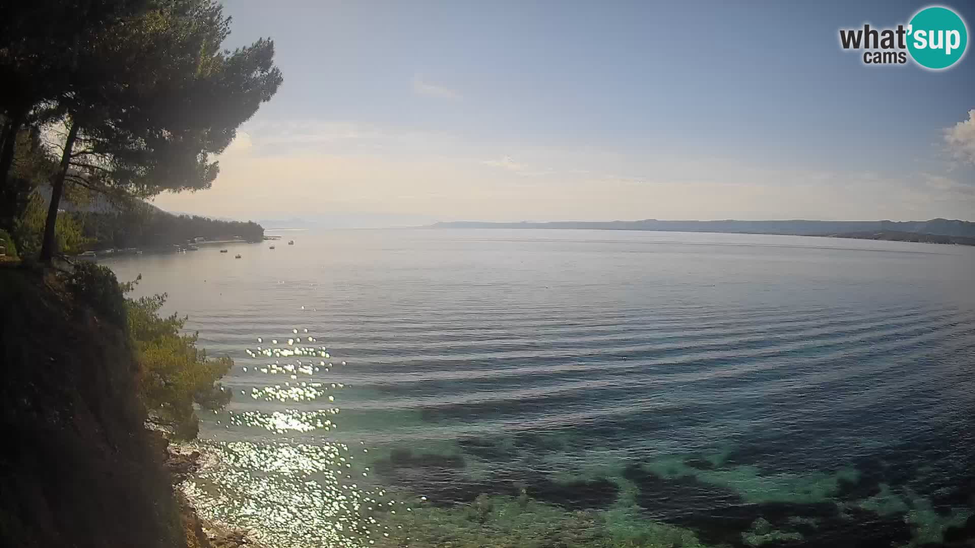 Webcam Playa Potočine Bol – Vista en vivo de Borak Beach, Isla de Brač