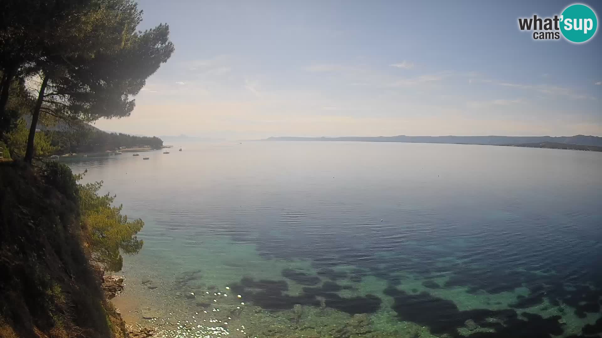 Webcam plage Potočine Bol – Vue en direct sur Borak Beach, île de Brač