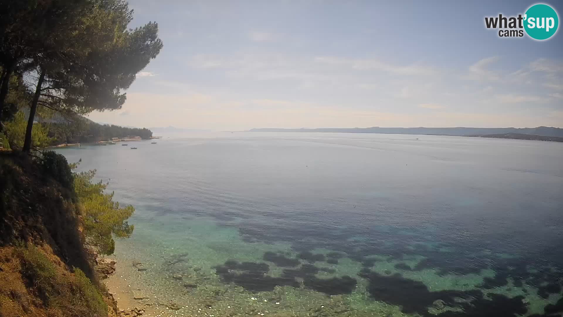 Webcam Potočine Beach Bol – Live View of Borak Beach, Brač Island