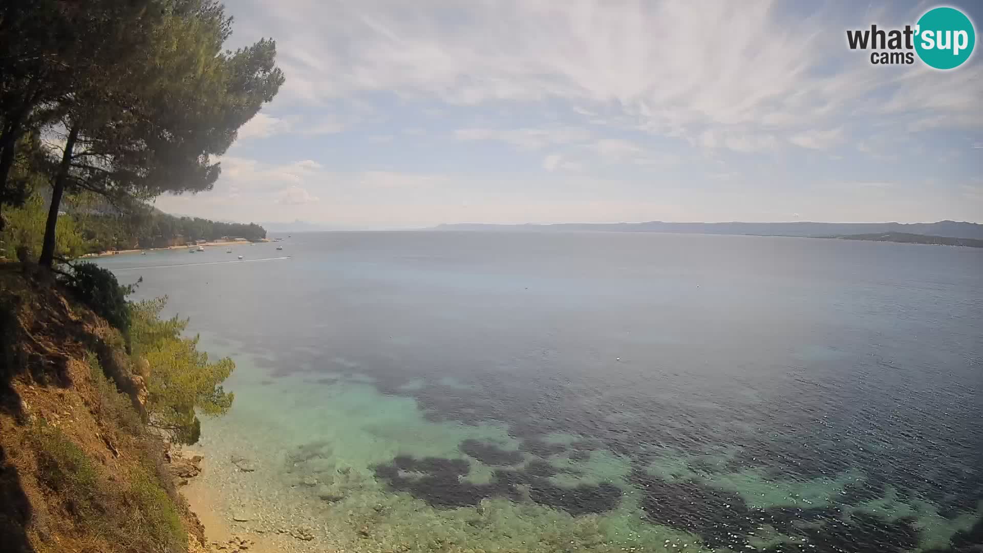 Webcam plage Potočine Bol – Vue en direct sur Borak Beach, île de Brač