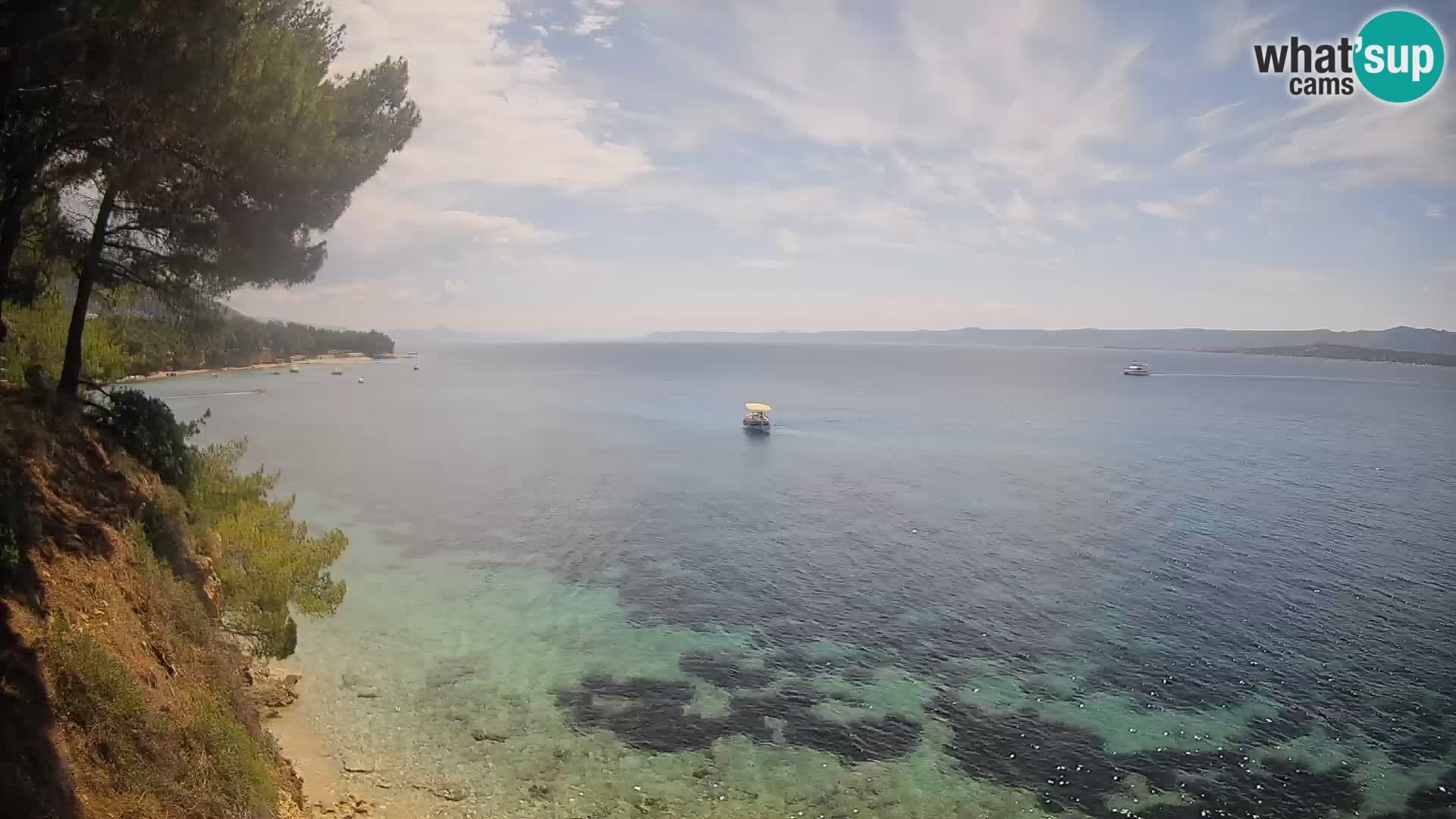 Webcam Playa Potočine Bol – Vista en vivo de Borak Beach, Isla de Brač