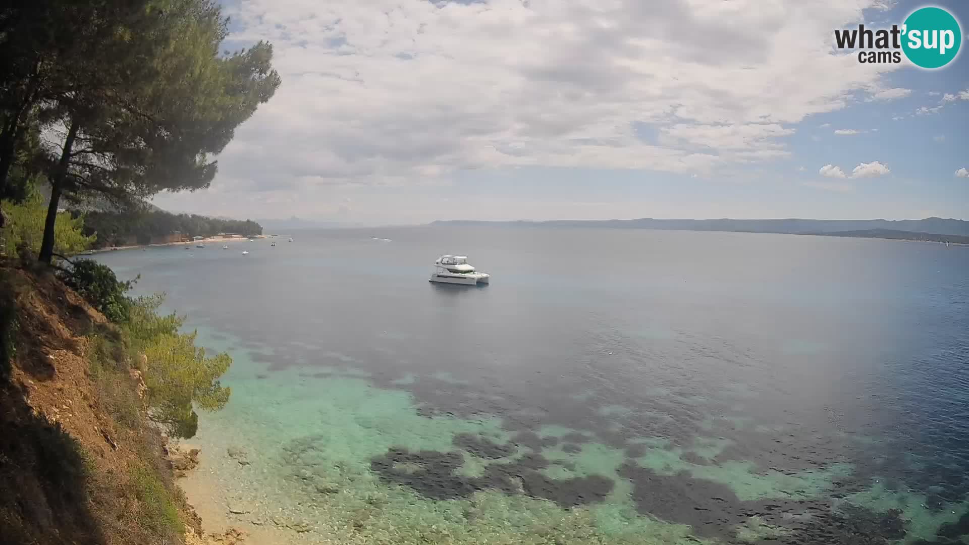Webcam plage Potočine Bol – Vue en direct sur Borak Beach, île de Brač
