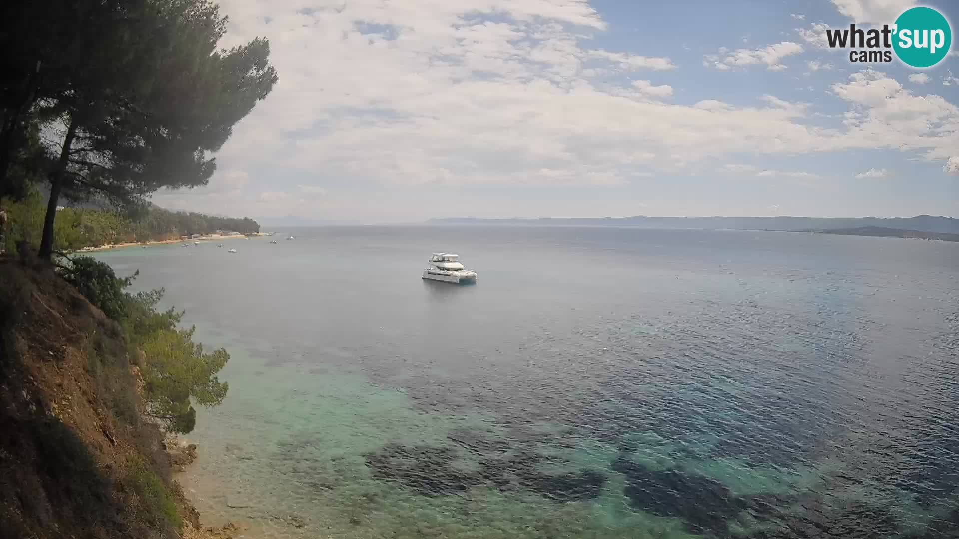 Webcam Playa Potočine Bol – Vista en vivo de Borak Beach, Isla de Brač