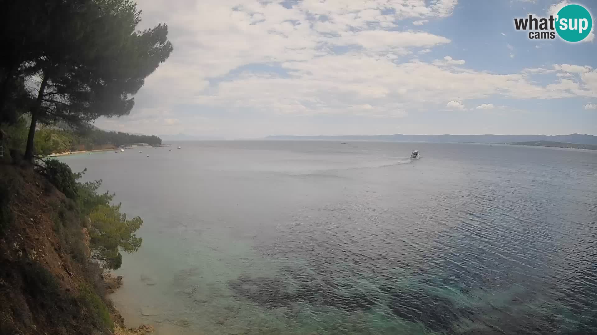 Webcam Potočine Beach Bol – Live View of Borak Beach, Brač Island