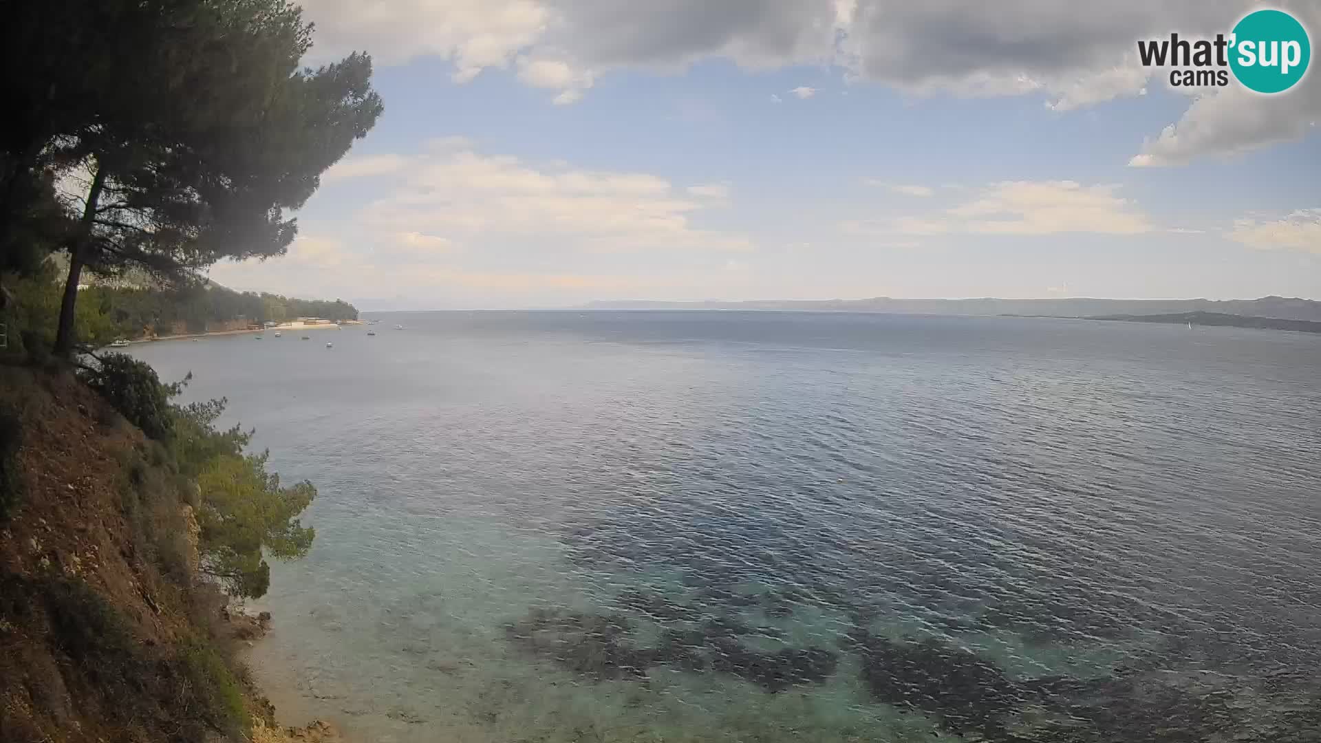 Webcam plage Potočine Bol – Vue en direct sur Borak Beach, île de Brač