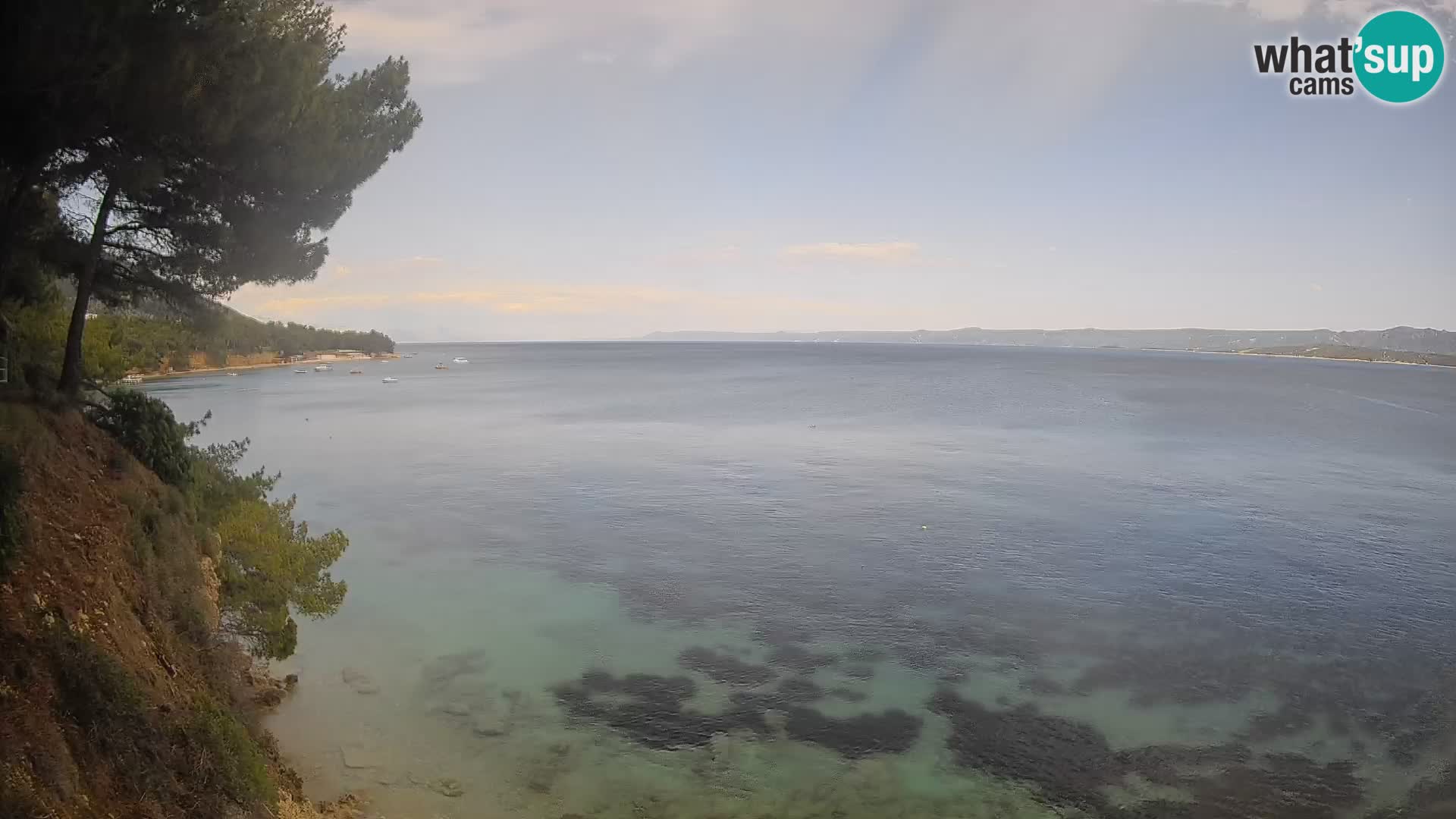 Webcam plage Potočine Bol – Vue en direct sur Borak Beach, île de Brač