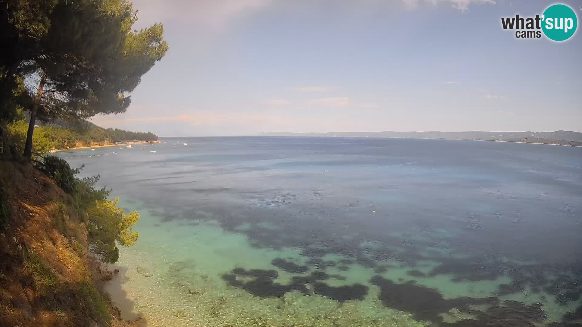 Webcam plage Potočine Bol – Vue en direct sur Borak Beach, île de Brač