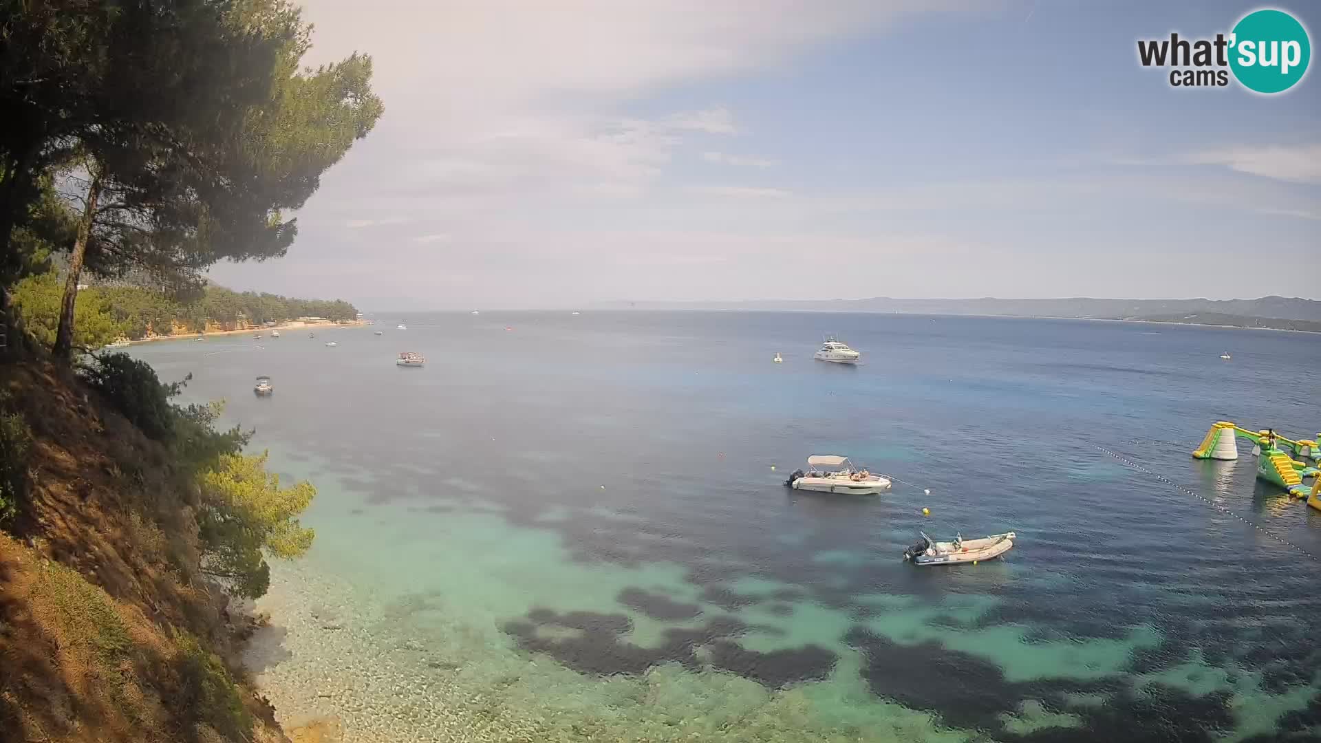 Webcam Potočine Beach Bol – Live View of Borak Beach, Brač Island