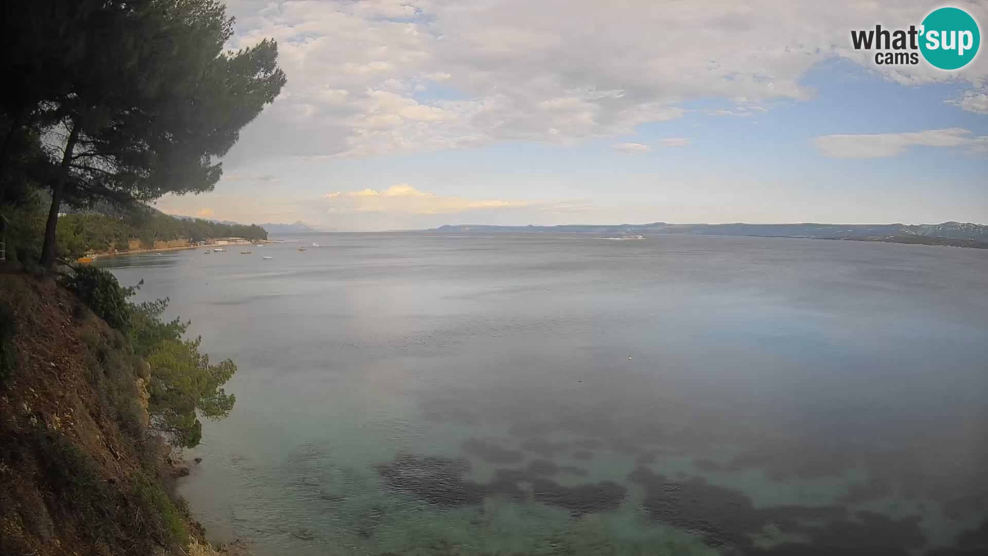 Webcam Playa Potočine Bol – Vista en vivo de Borak Beach, Isla de Brač