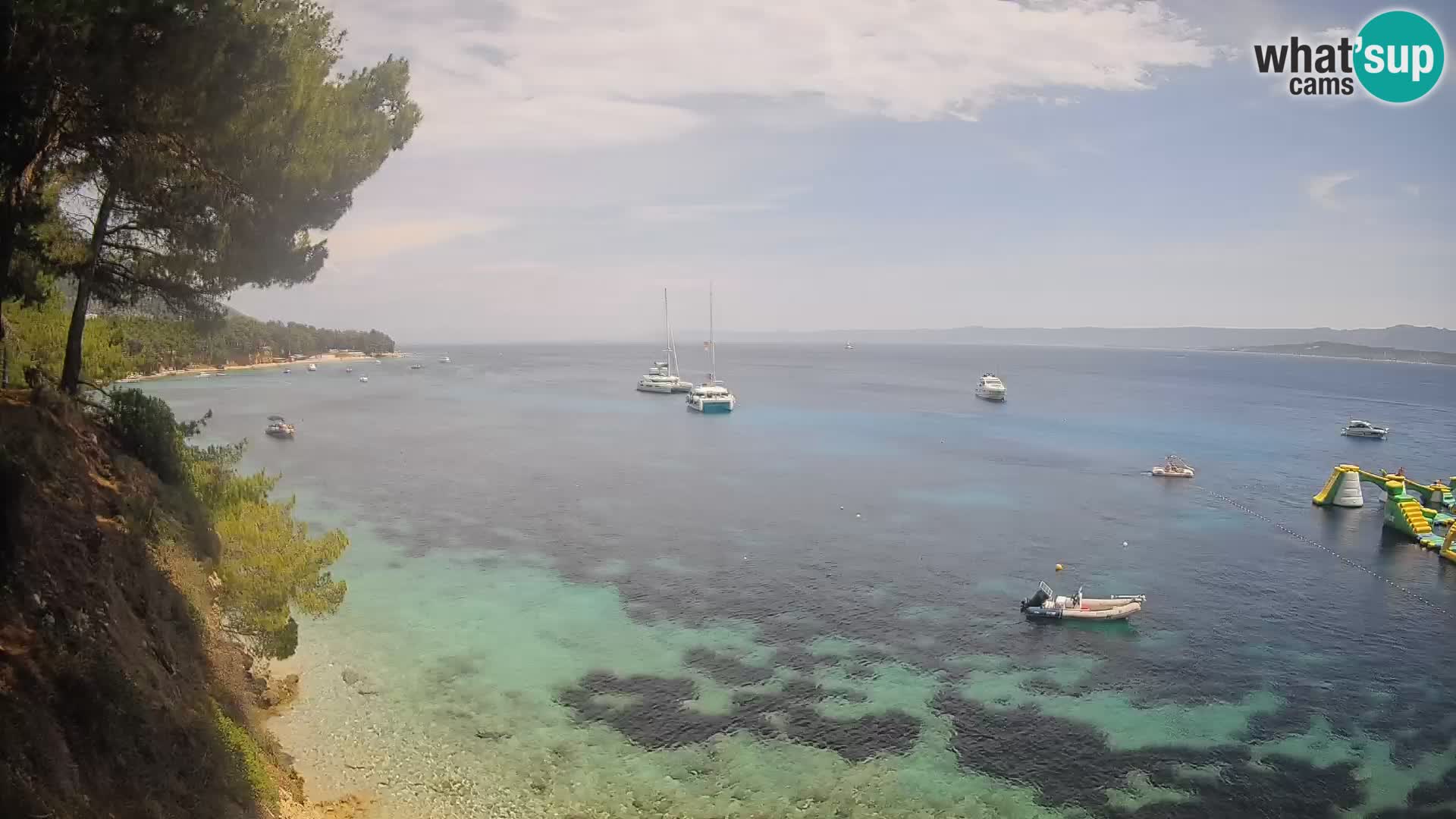 Webcam Potočine Beach Bol – Live View of Borak Beach, Brač Island