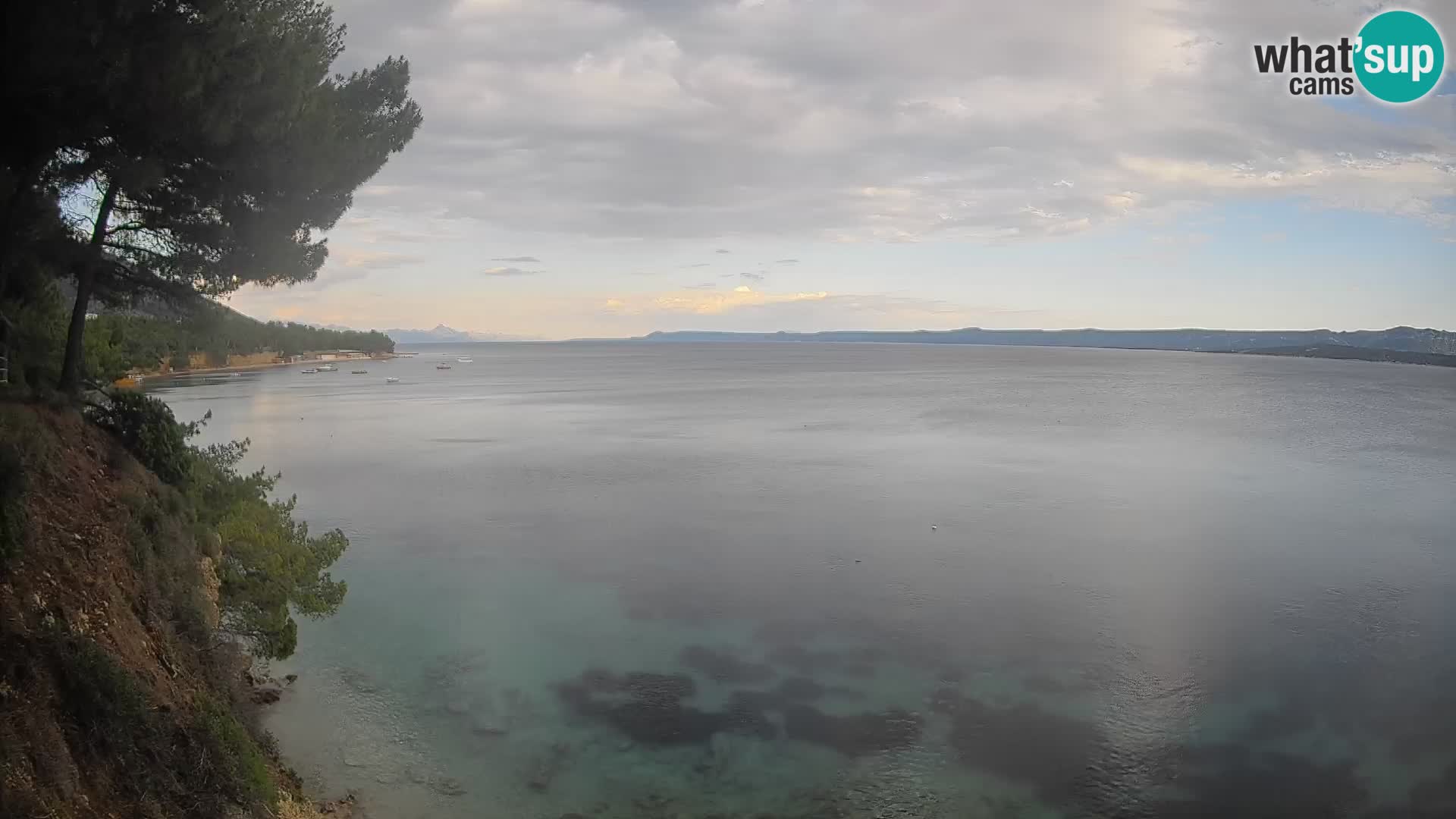 Webcam Potočine Beach Bol – Live View of Borak Beach, Brač Island