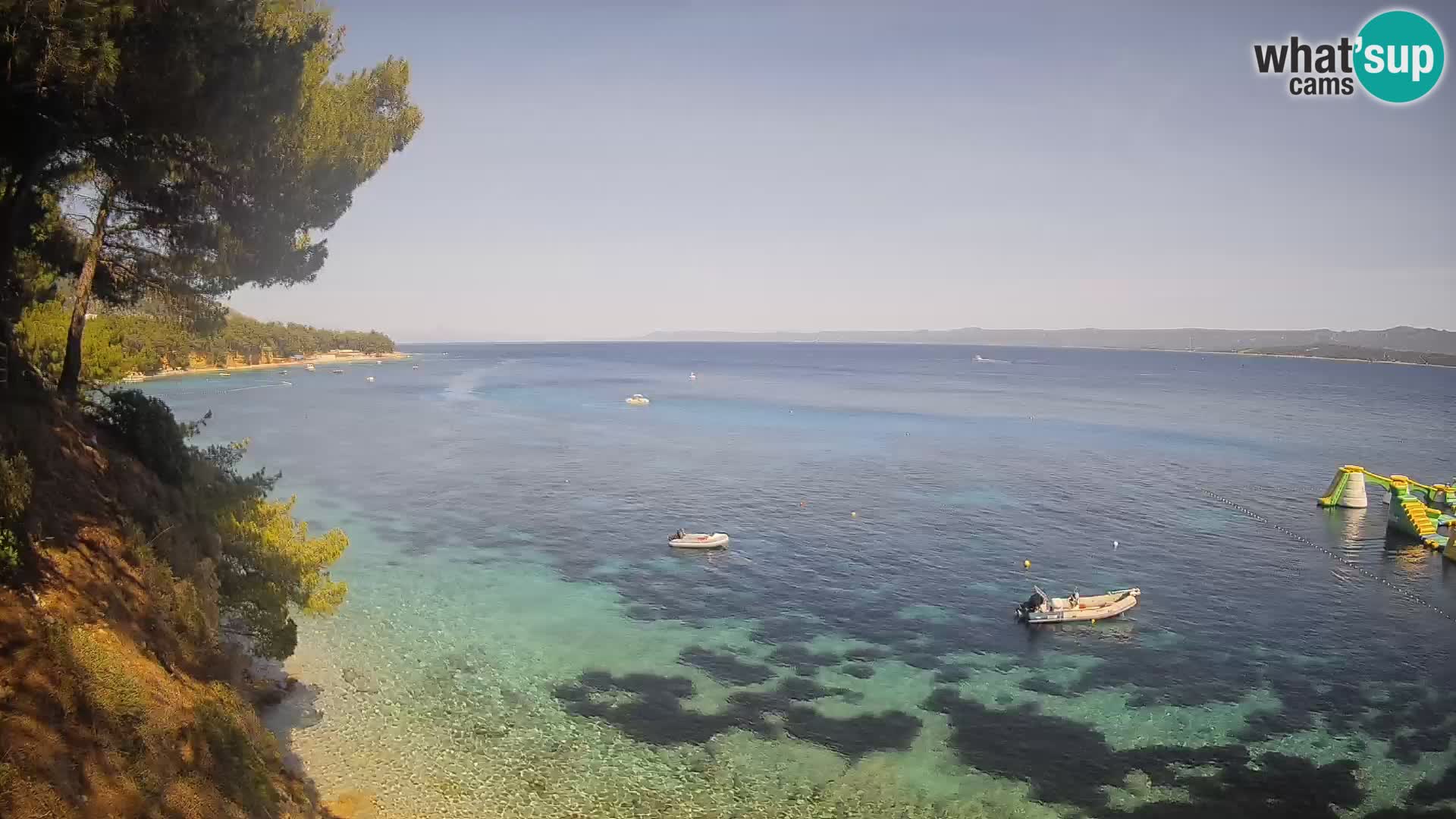 Webcam Strand Potočine Bol – Liveblick auf Borak Beach, Insel Brač