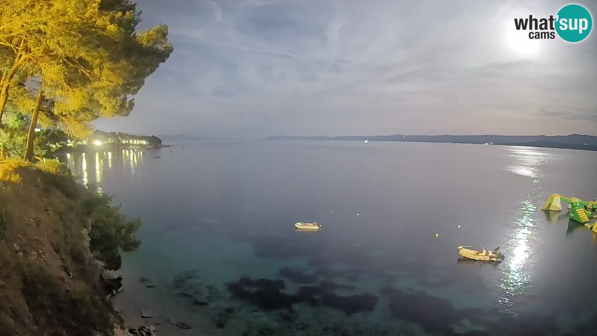 Webcam Playa Potočine Bol – Vista en vivo de Borak Beach, Isla de Brač