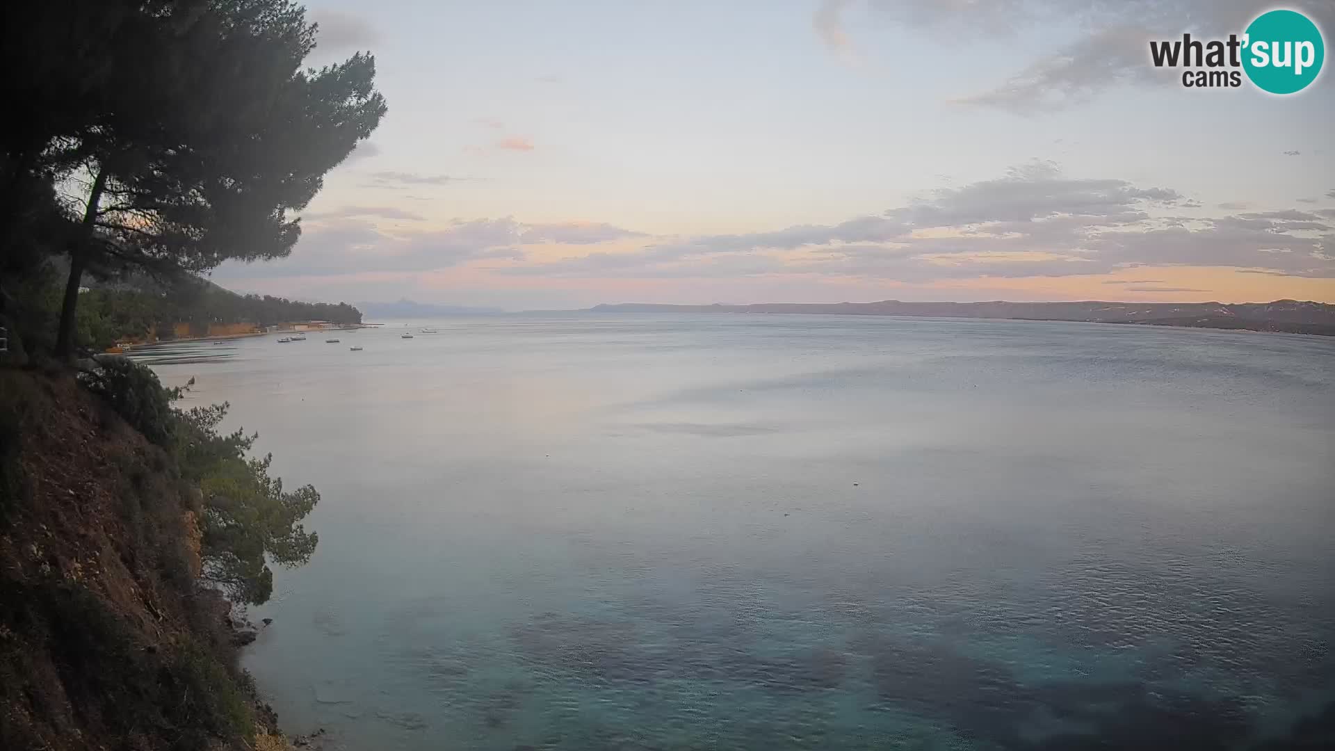 Webcam Potočine Beach Bol – Live View of Borak Beach, Brač Island