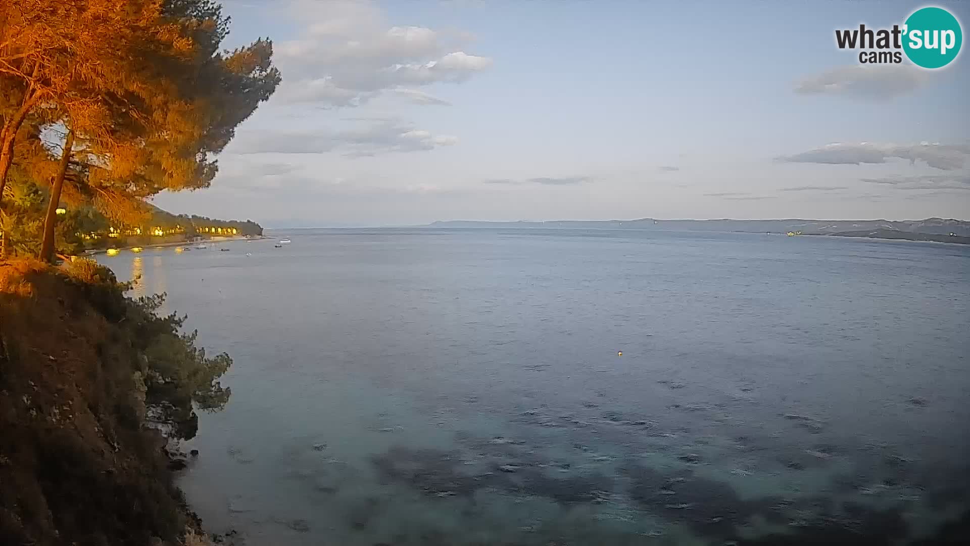 Webcam Potočine Beach Bol – Live View of Borak Beach, Brač Island