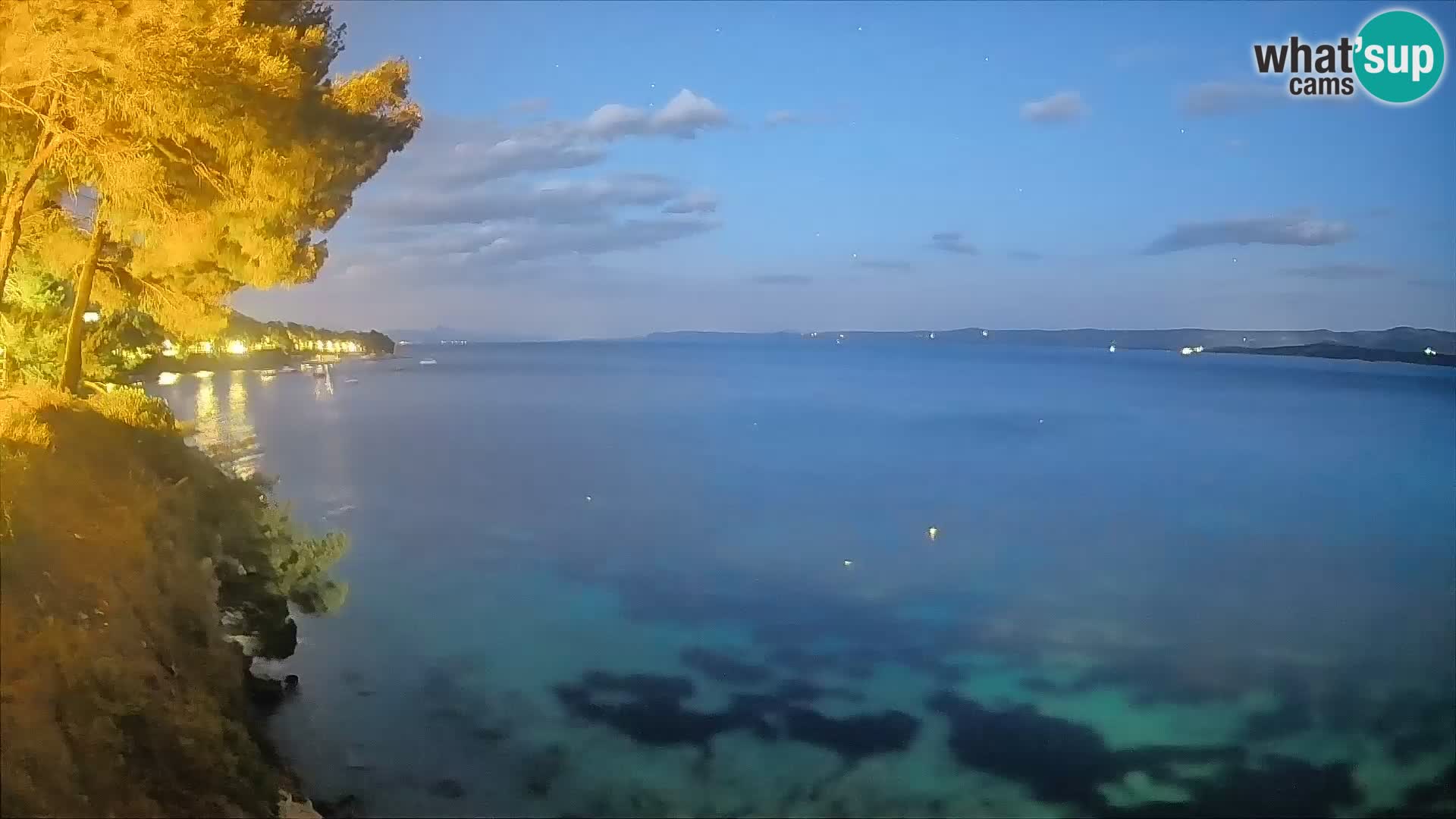 Webcam Strand Potočine Bol – Liveblick auf Borak Beach, Insel Brač